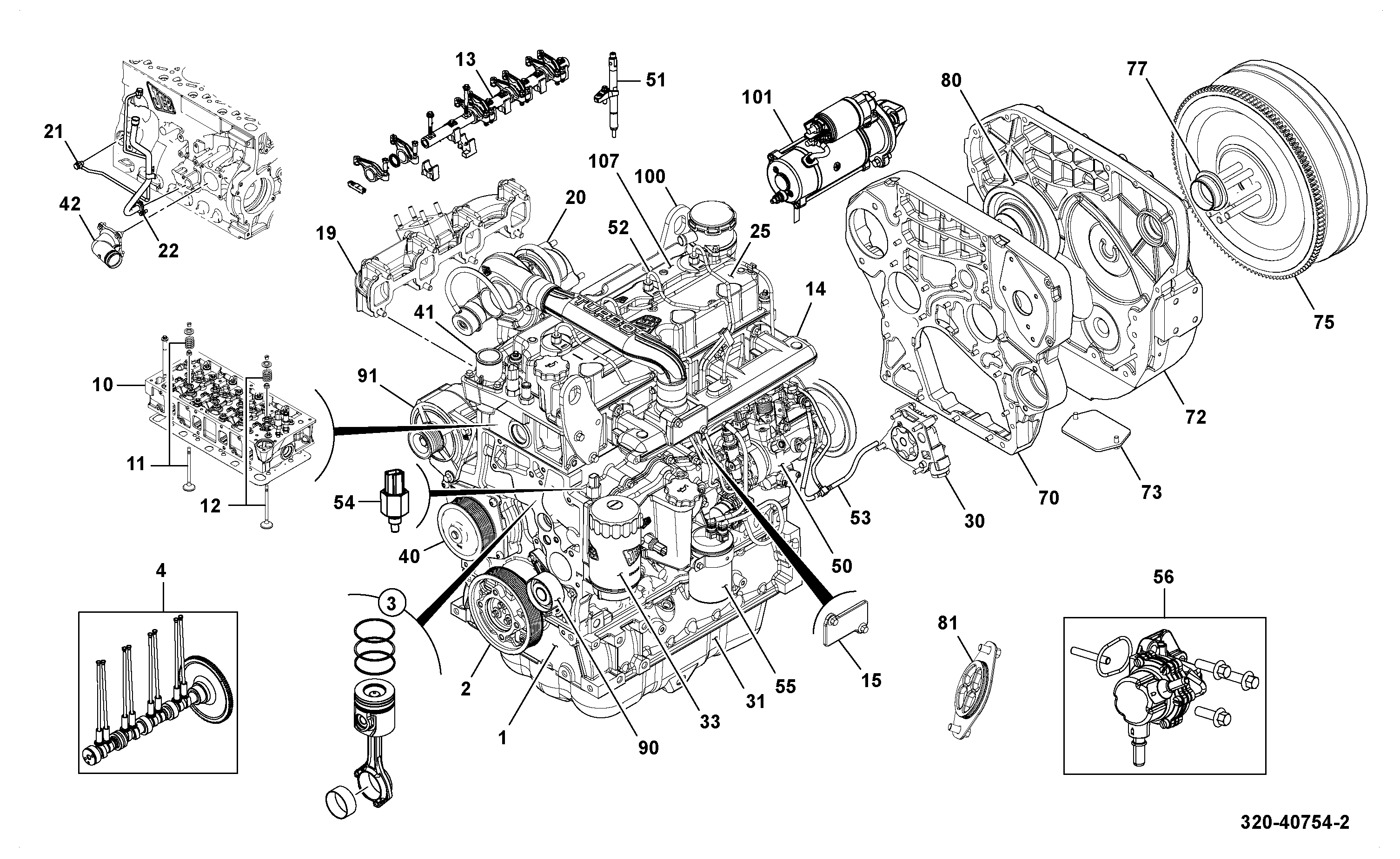 Топливо 320/21473 JCB