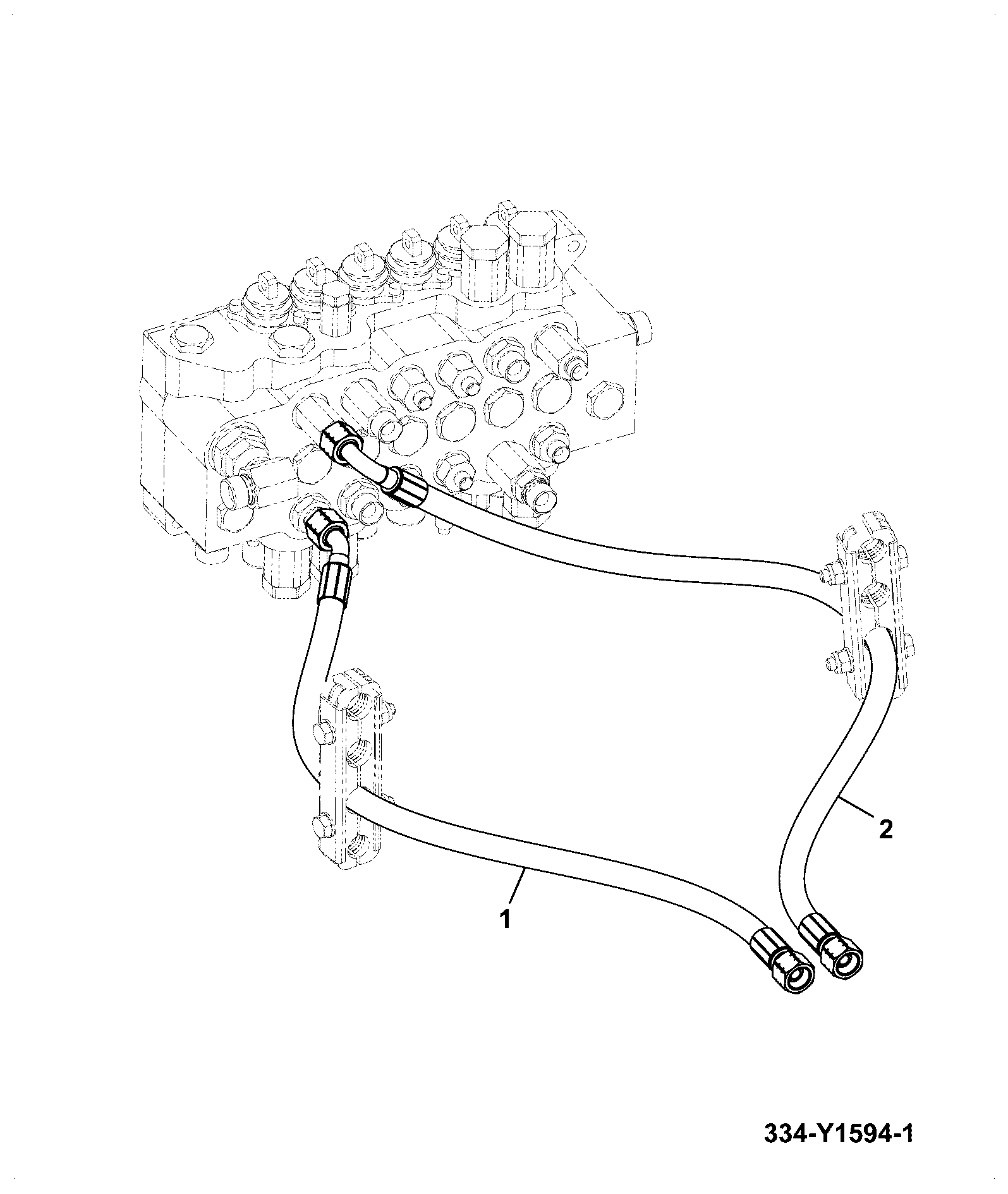 Шланг 334/Y0810 JCB