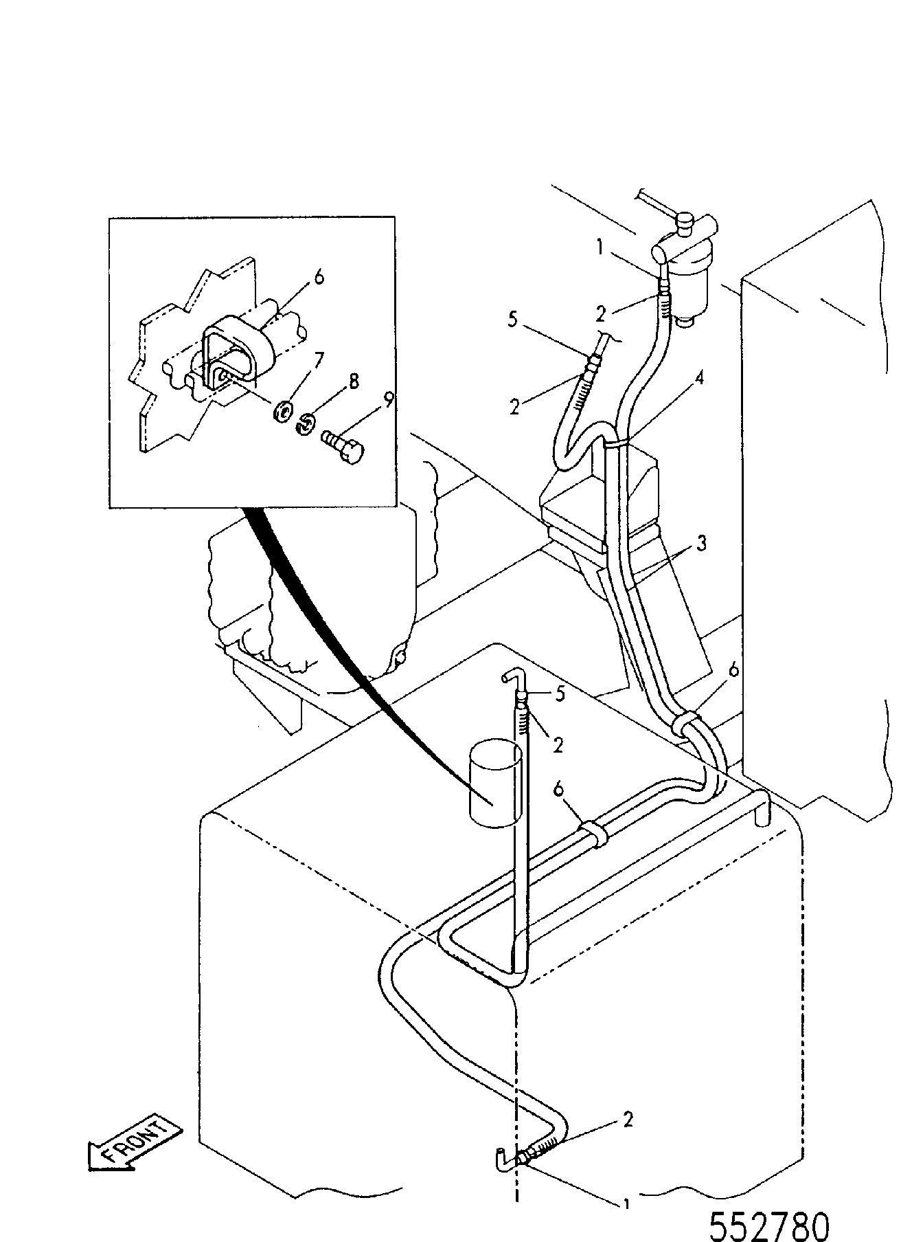Шланг KHH0076 JCB