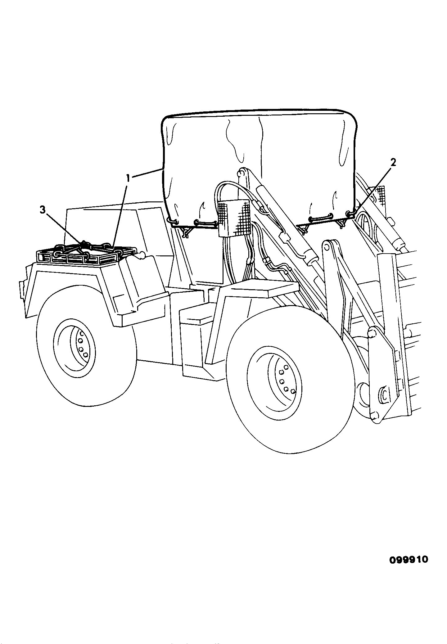 стяжка 259/78200 JCB