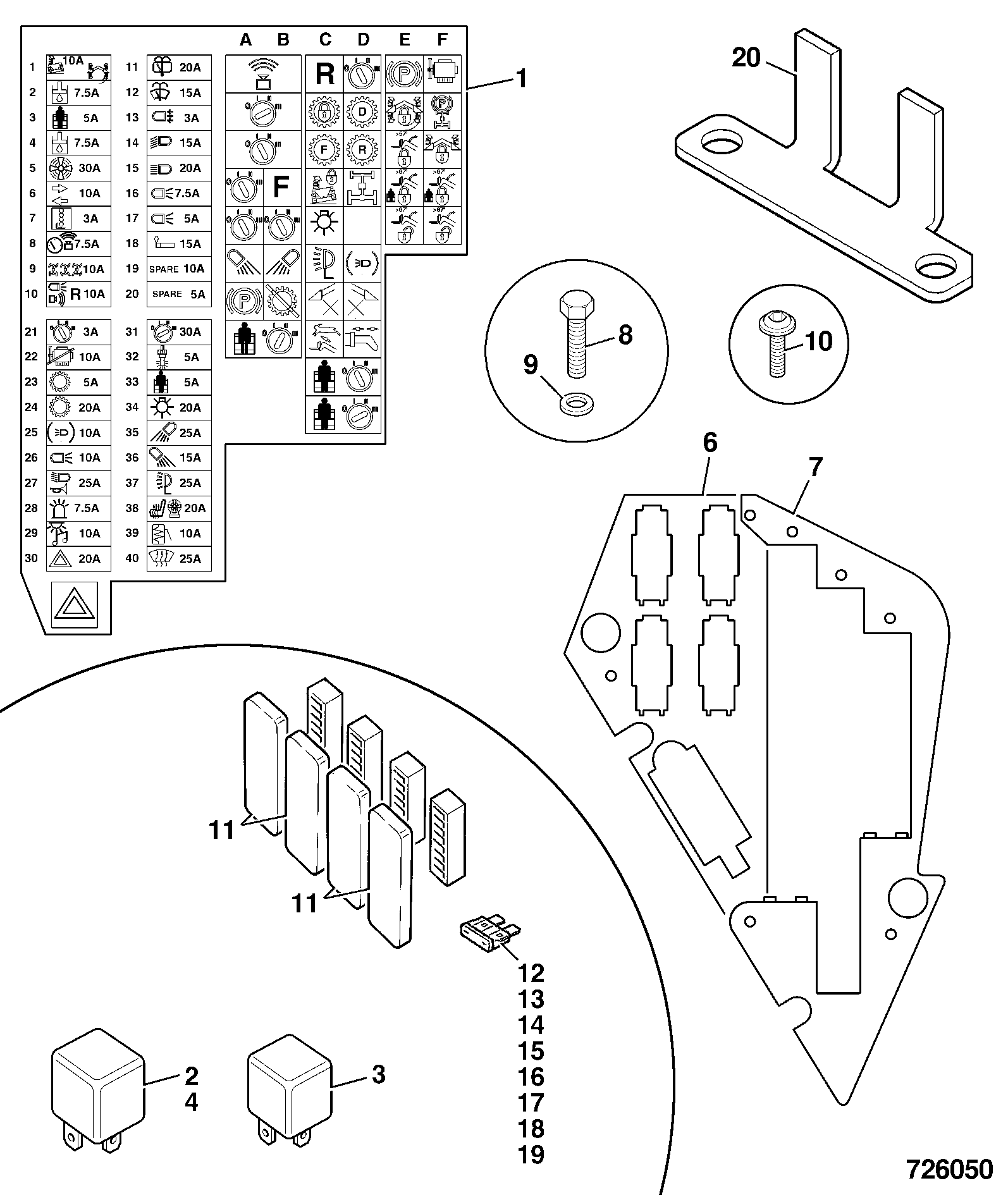 наклейка 817/19972 JCB