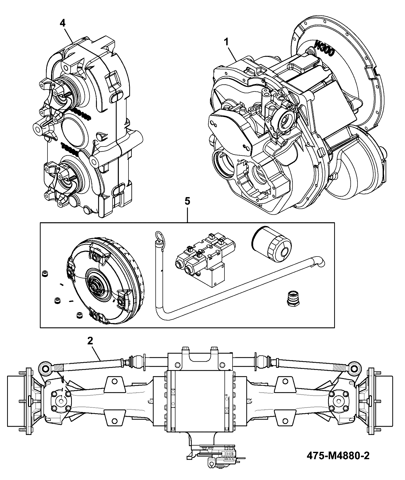 Коробка передач 460/M4850 JCB