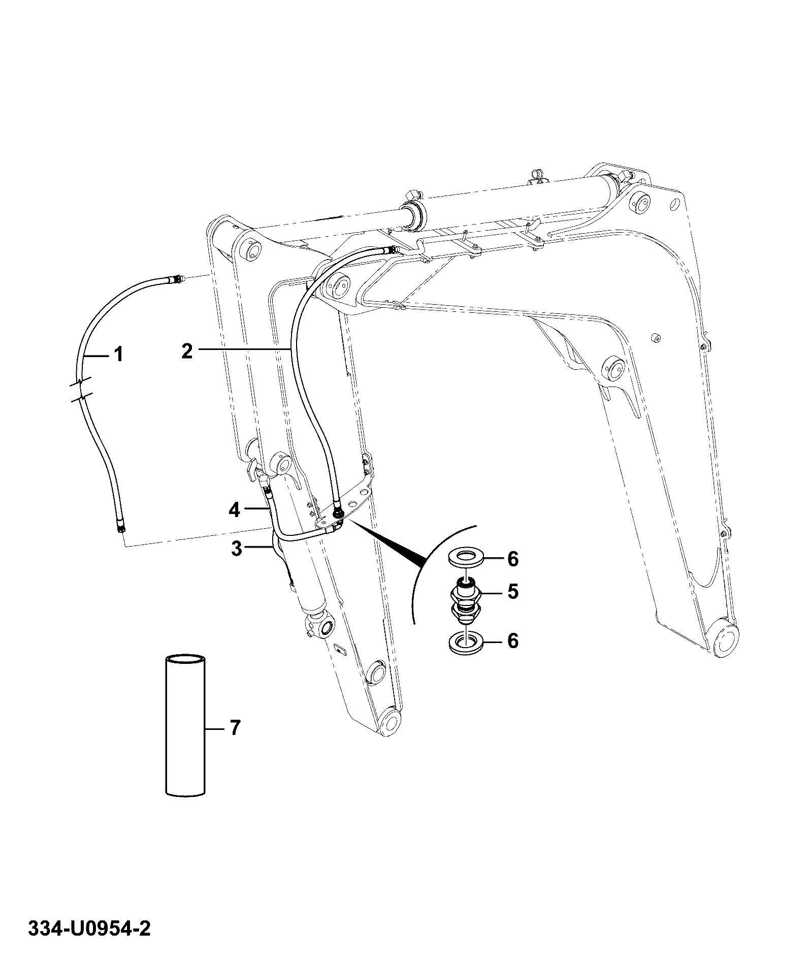 Шланг 334/T3577 JCB