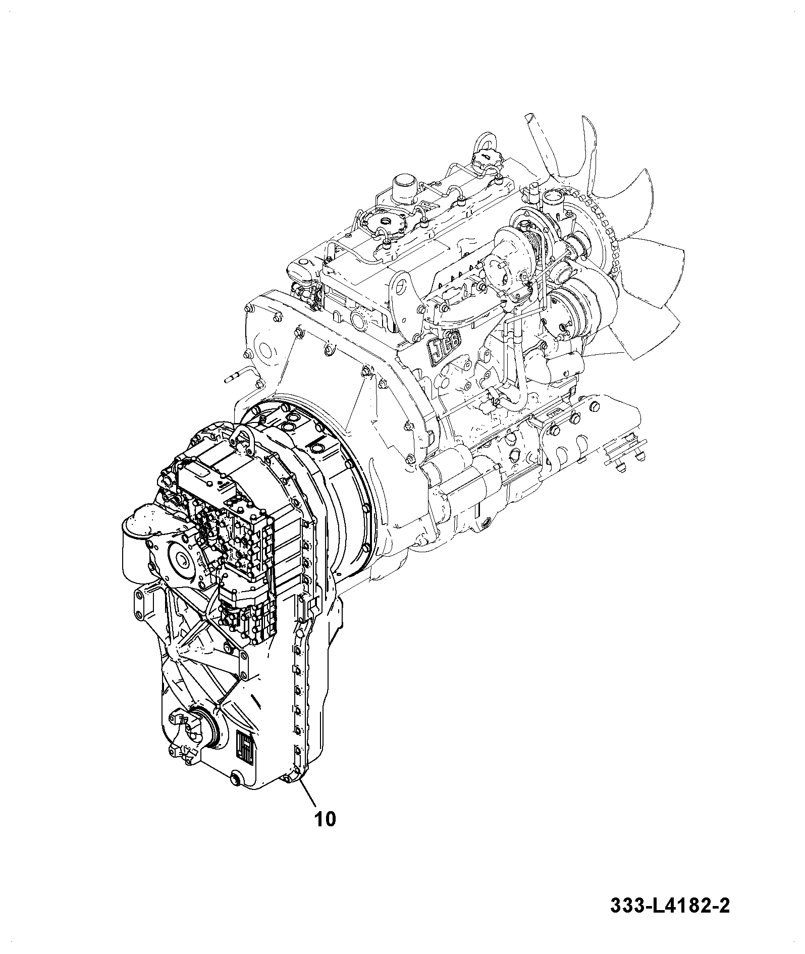 Трансмиссия 332/P9470 JCB
