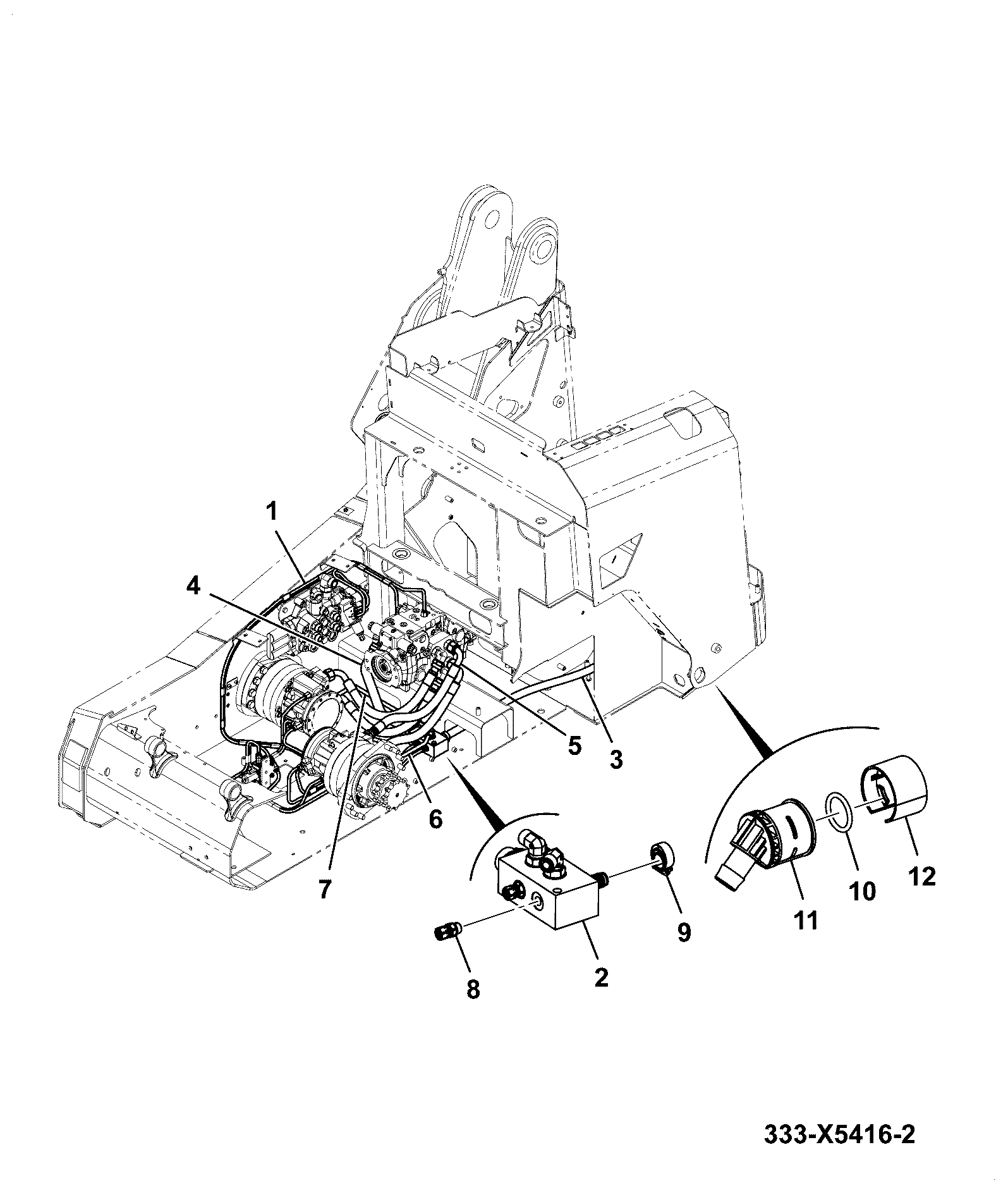 шланг 333/P3802 JCB