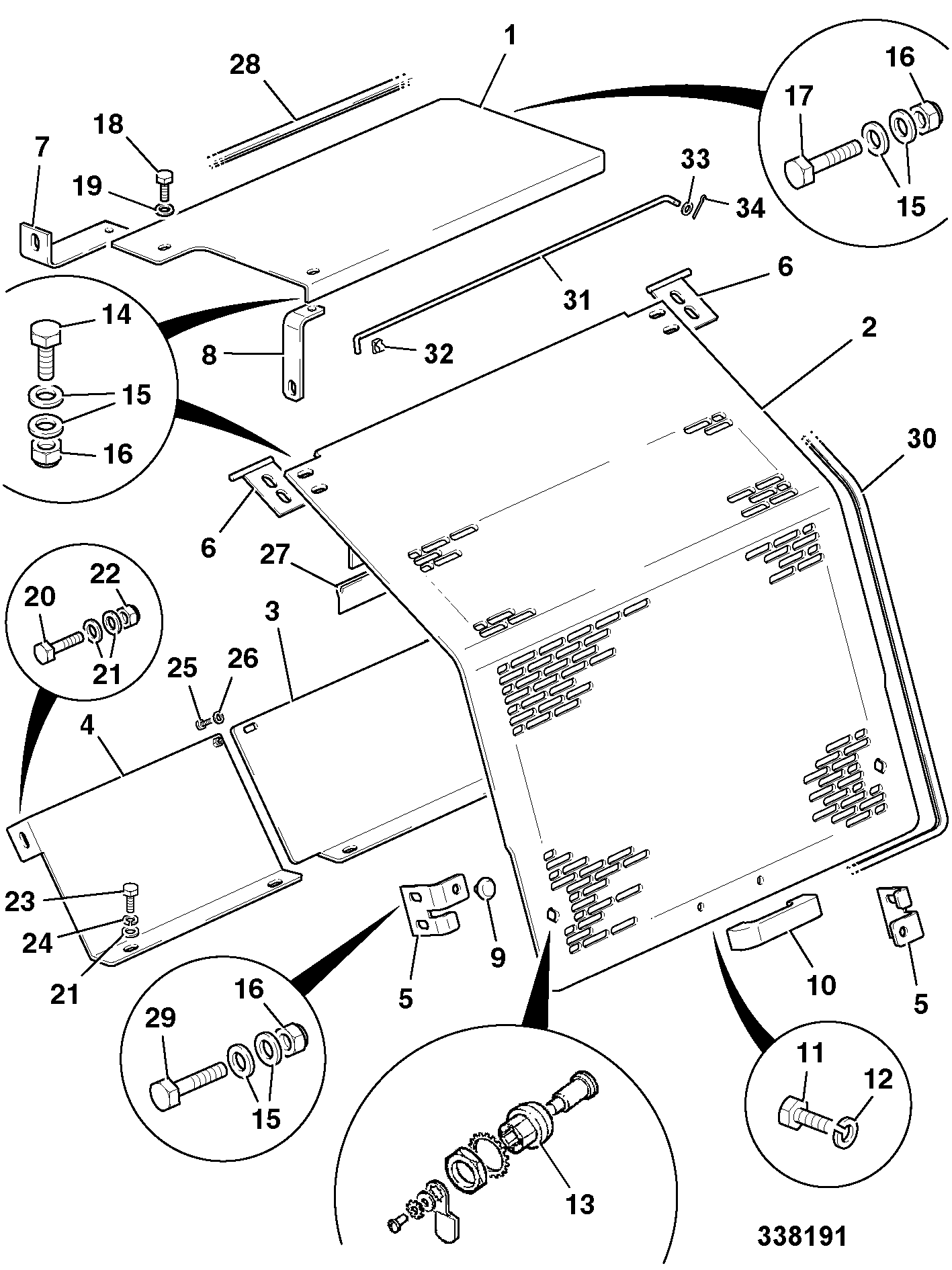 планка 926/04833 JCB