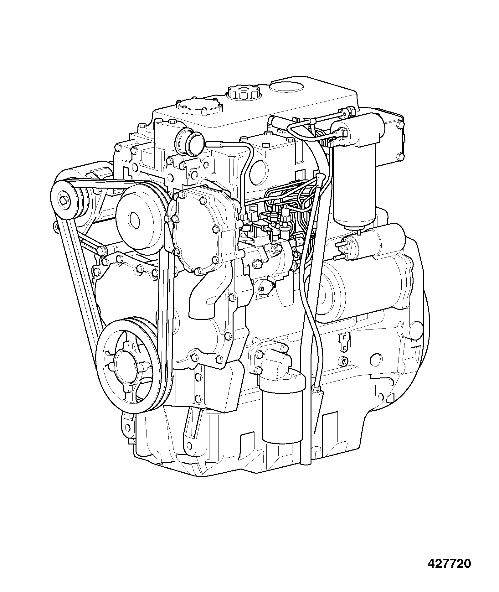 двигатель 01/145202 JCB