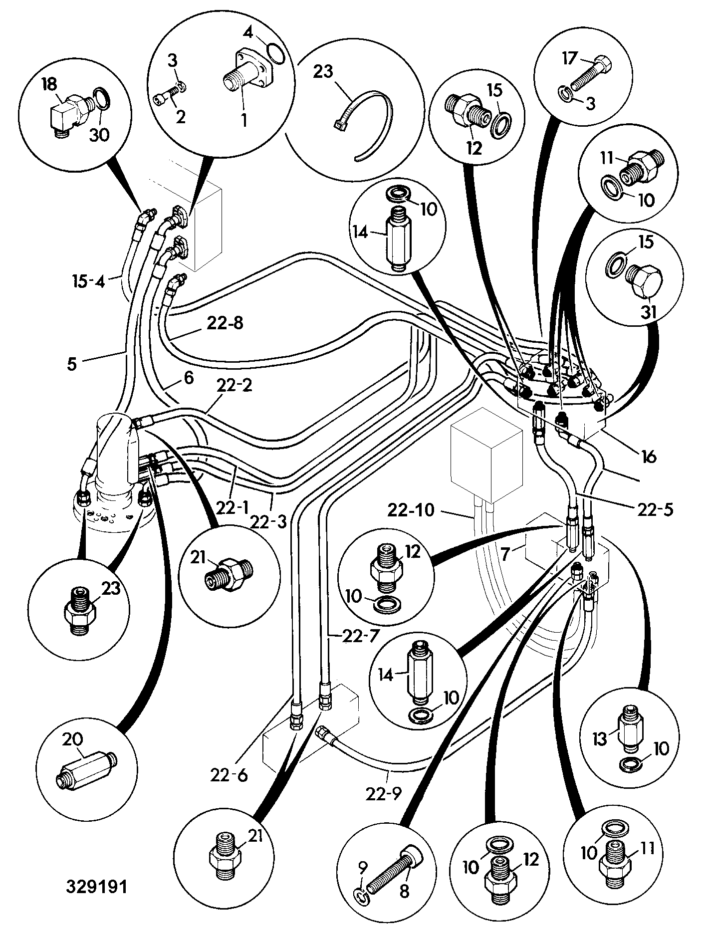 Фланец JHJ0146 JCB