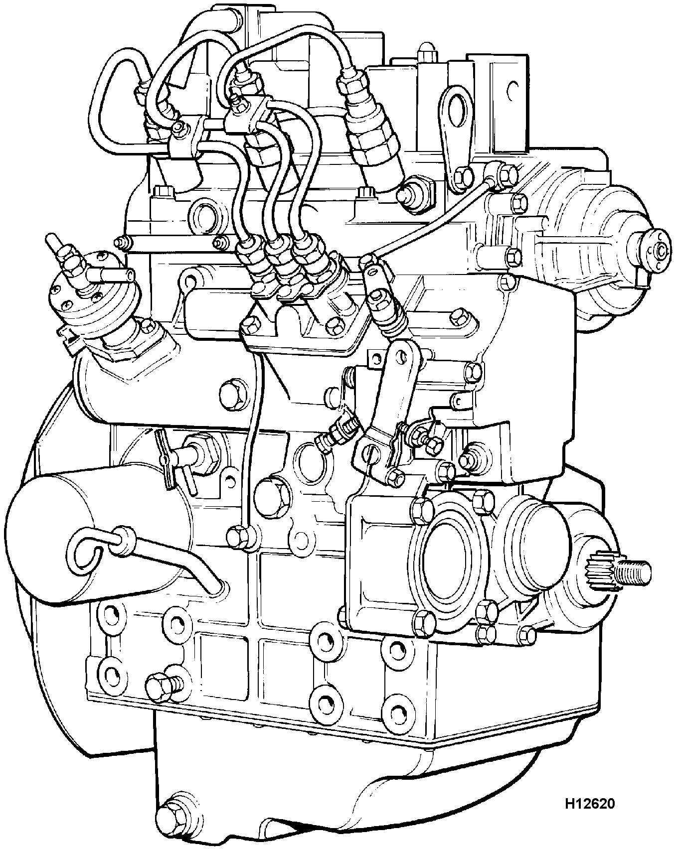 Двигатель 232/40800 JCB
