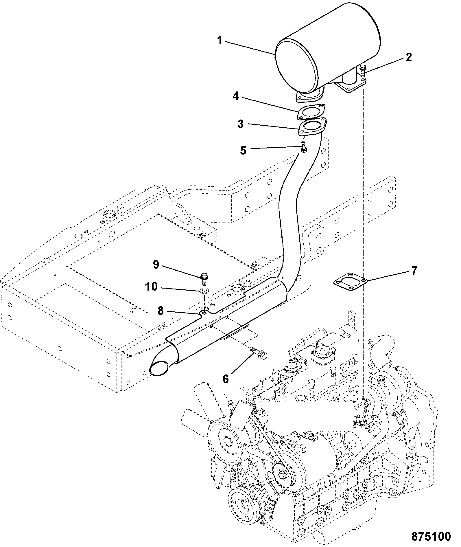 Прокладка 353/03524 JCB