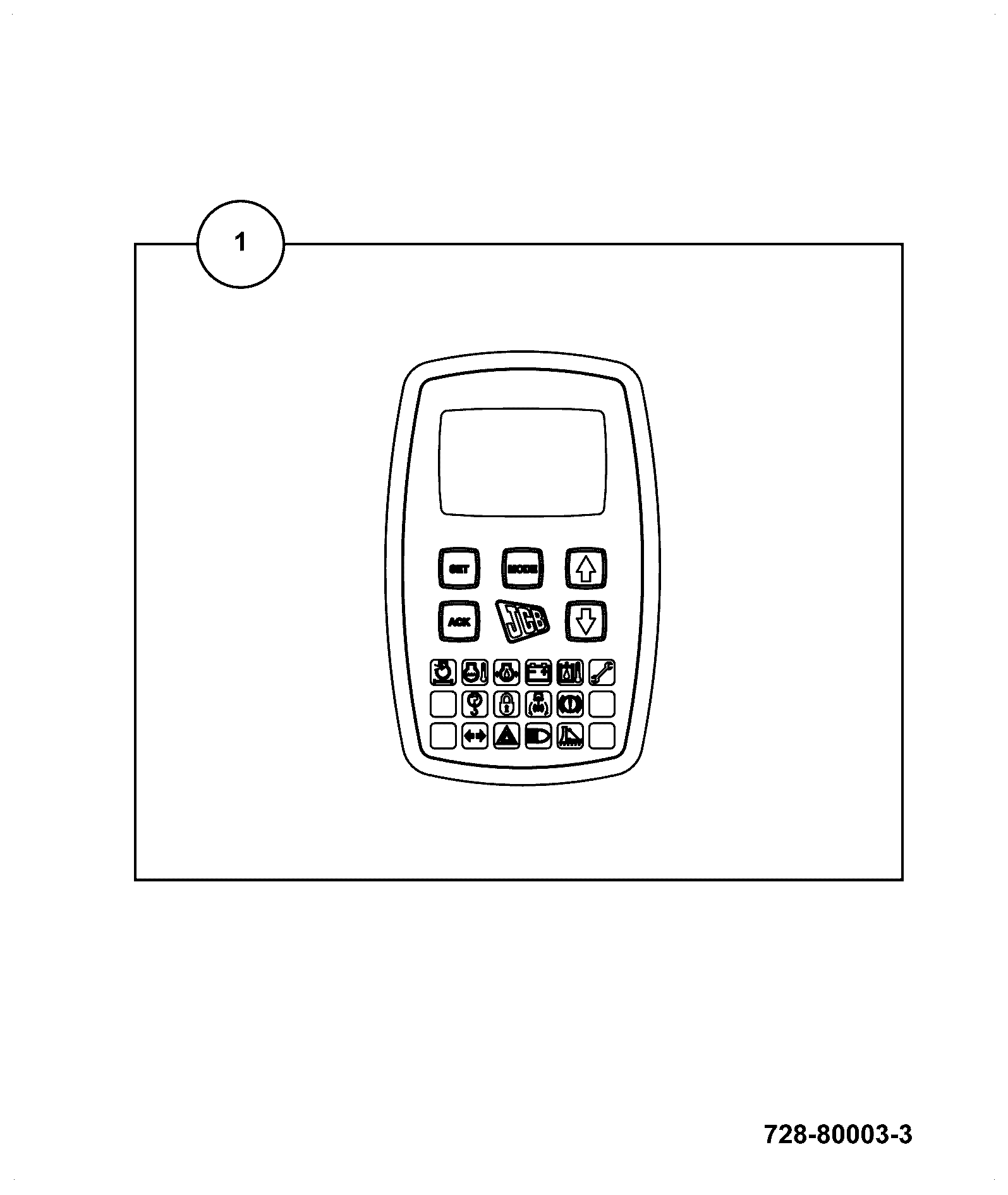 Контроллер 728/22100 JCB