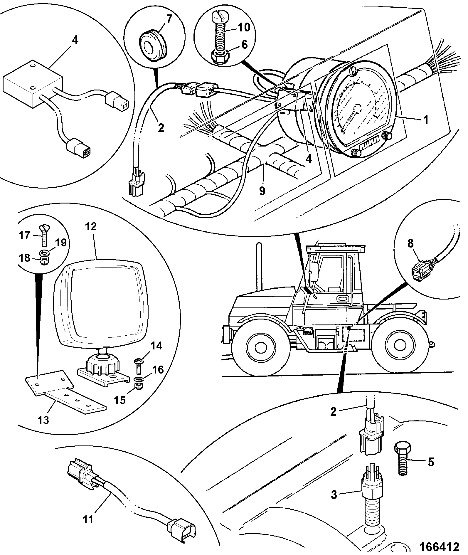 Жгут проводов 718/43100 JCB