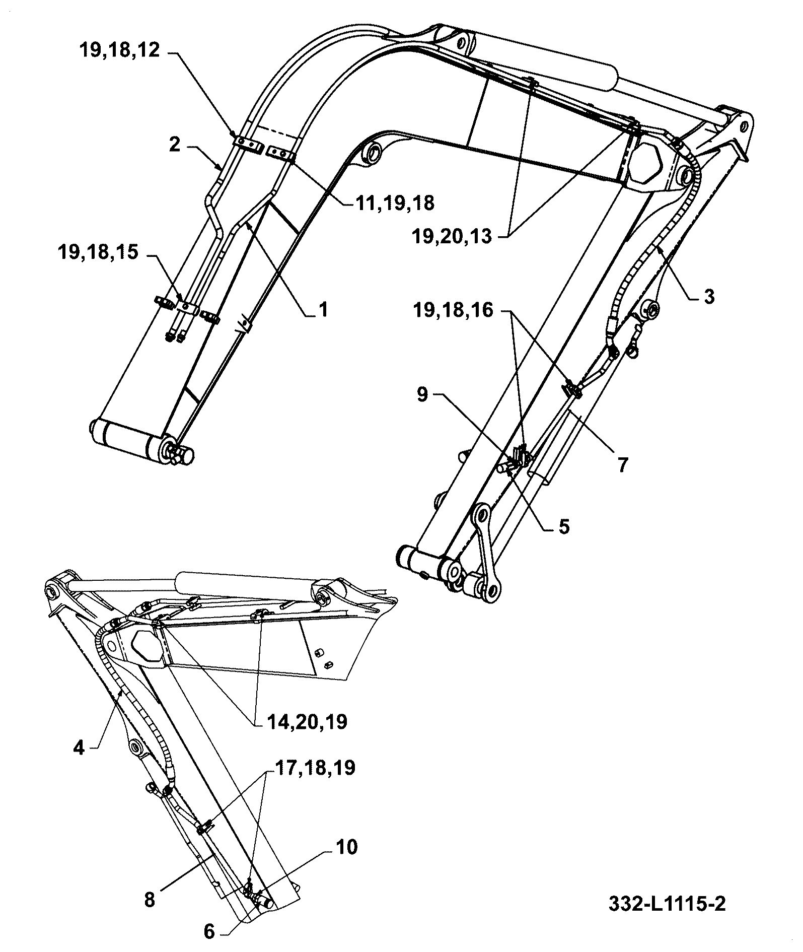 Шланг 229/00694 JCB