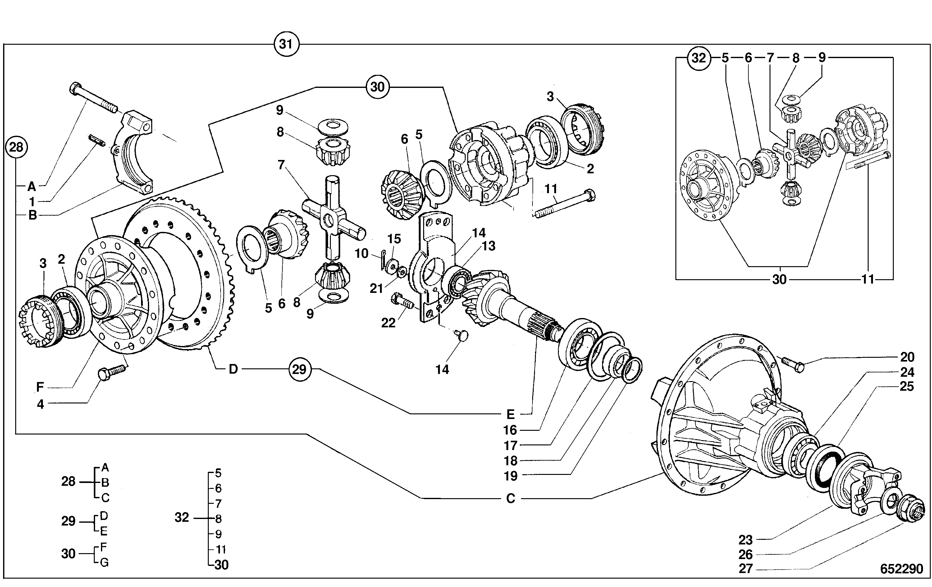 Комплект 10/300282 JCB