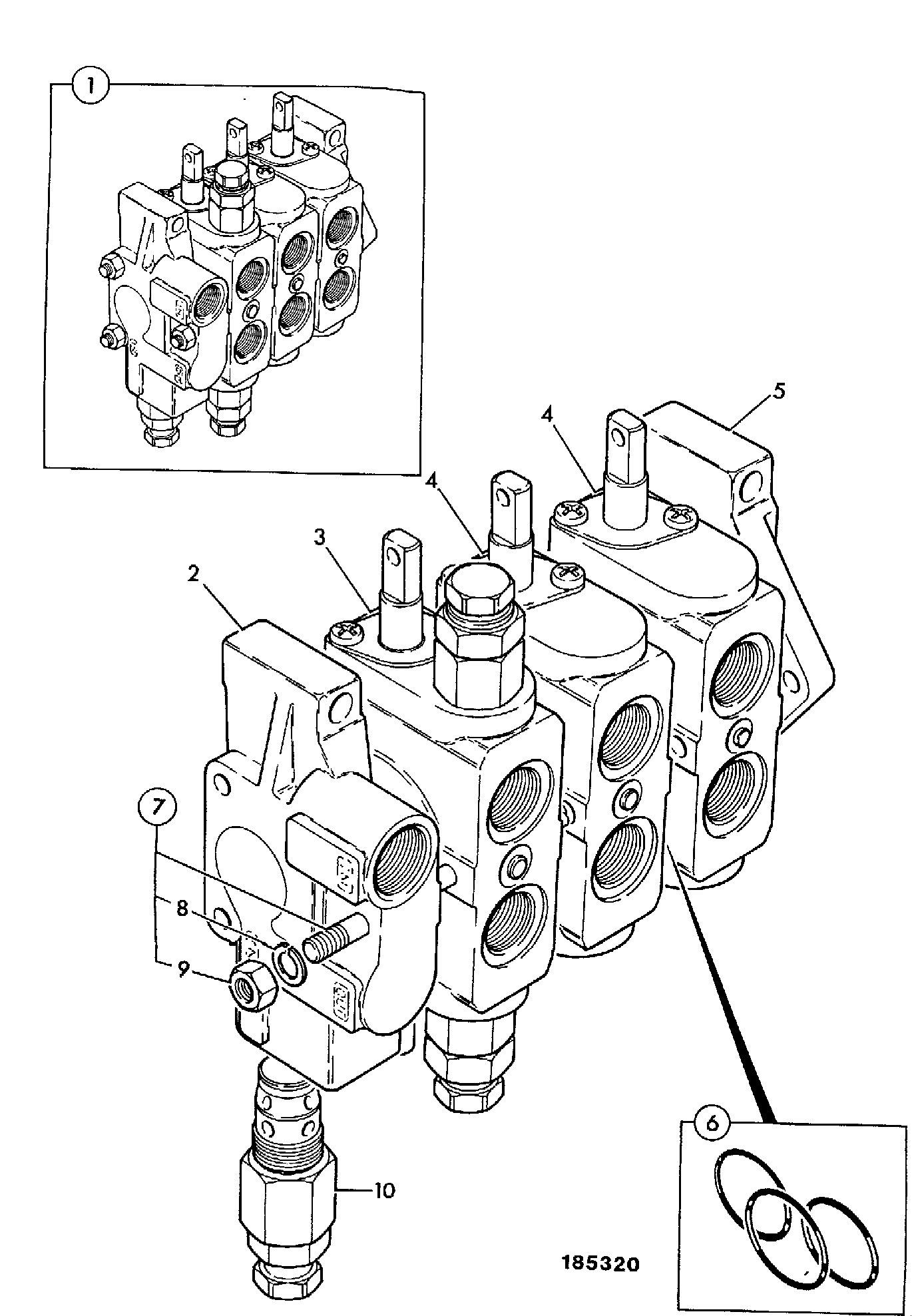 Клапан 25/401003 JCB