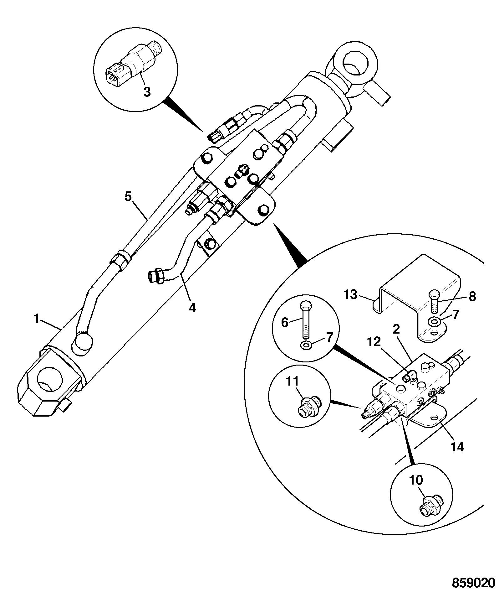 Стрела 335/14191 JCB