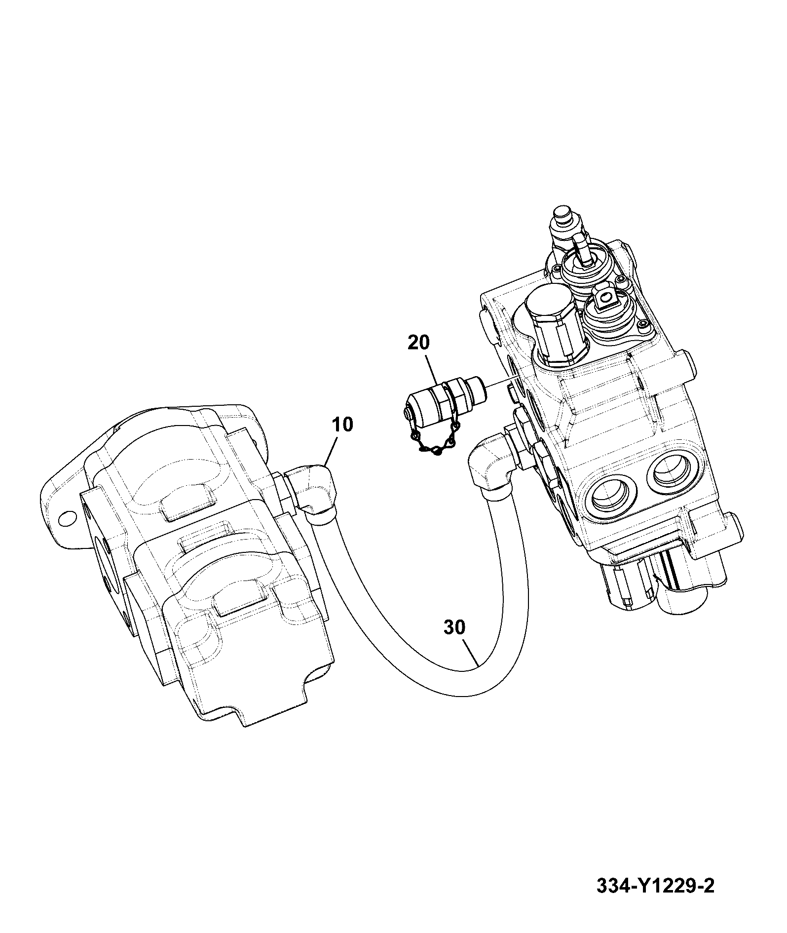 Шланг 334/Y8299 JCB