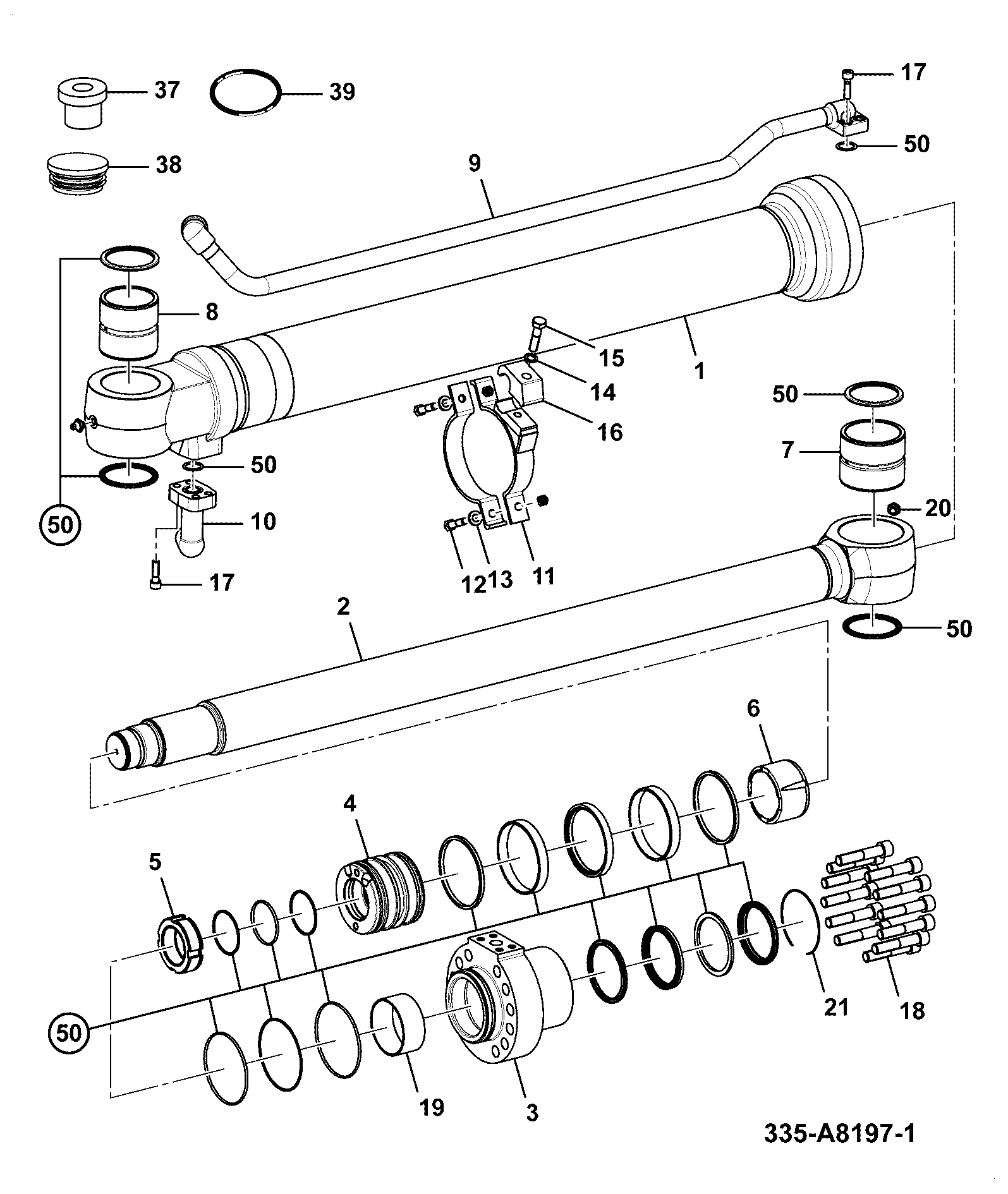 Хомут 335/C2896 JCB