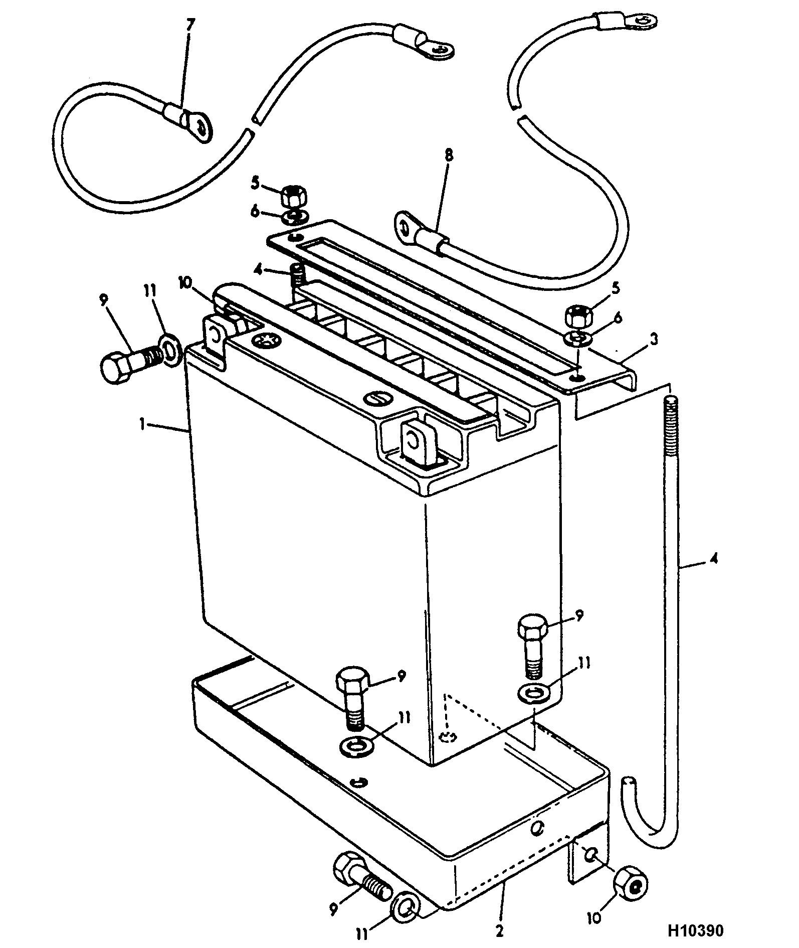 Хомут A4/1247 JCB