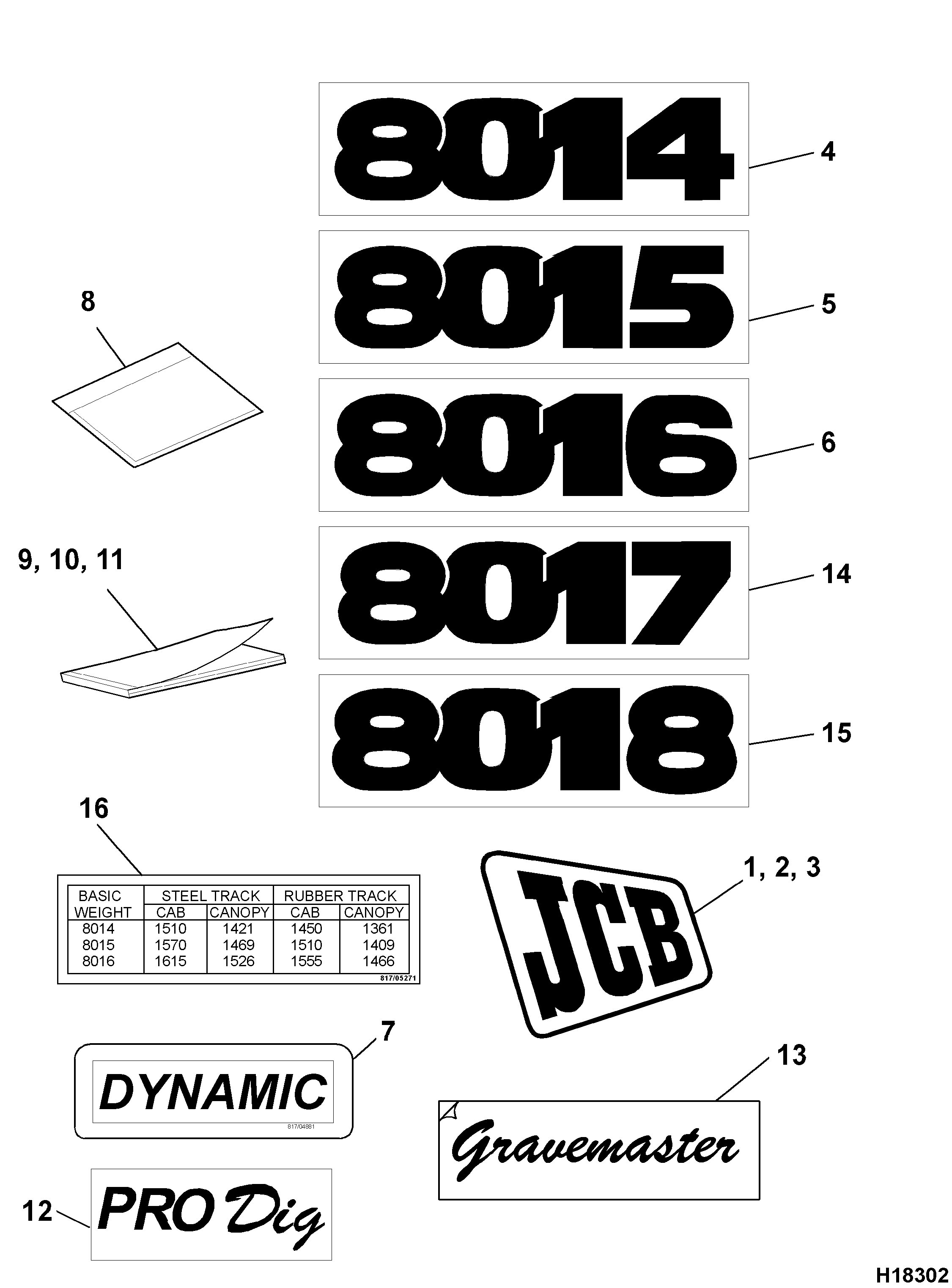 Руководство 9802/5407P JCB