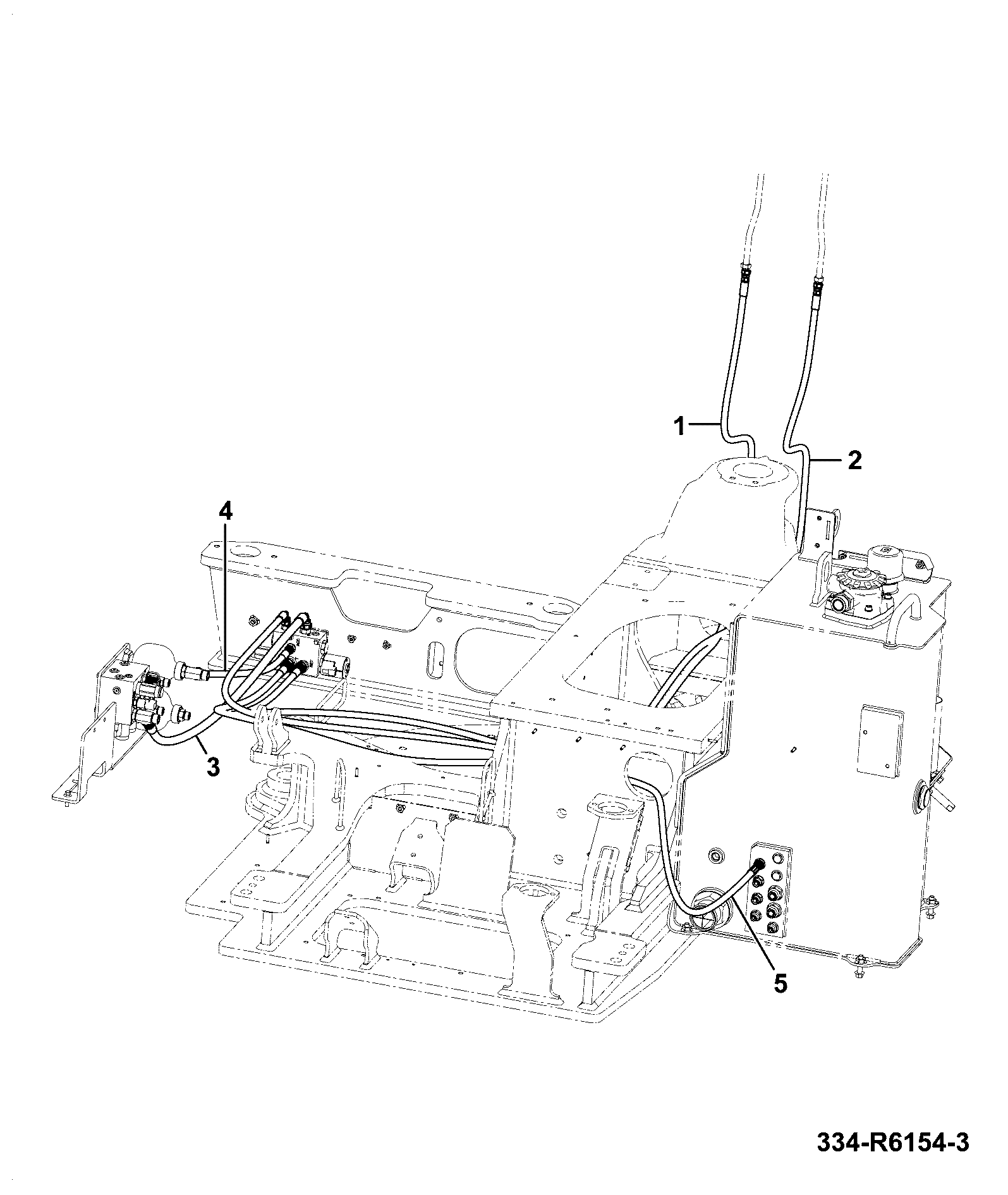 Шланг 334/R6155 JCB