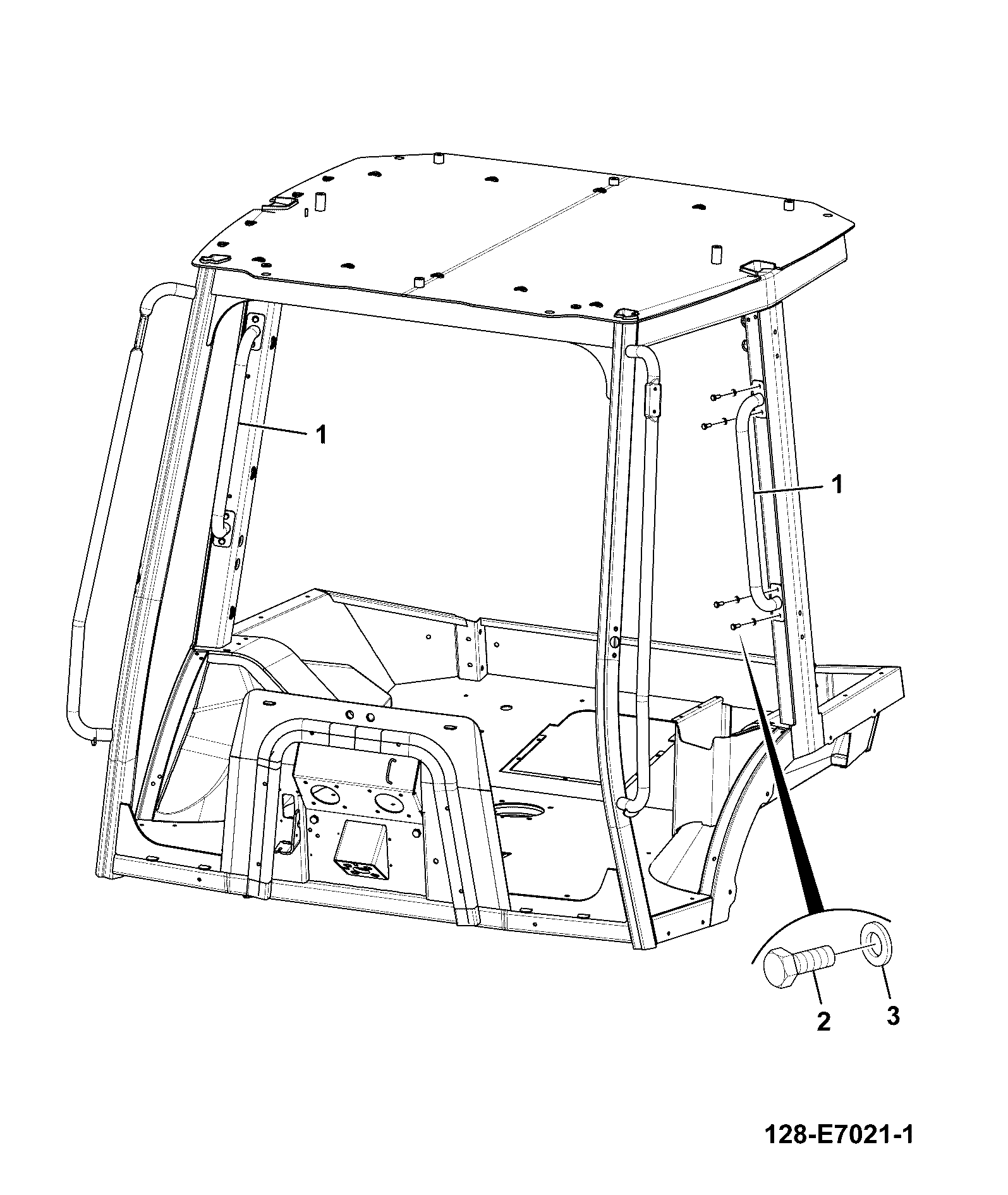 Захват 128/E7011 JCB