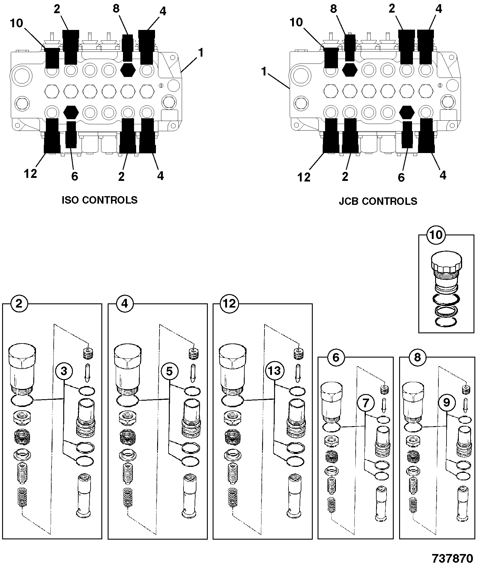 Комплект 25/222192 JCB