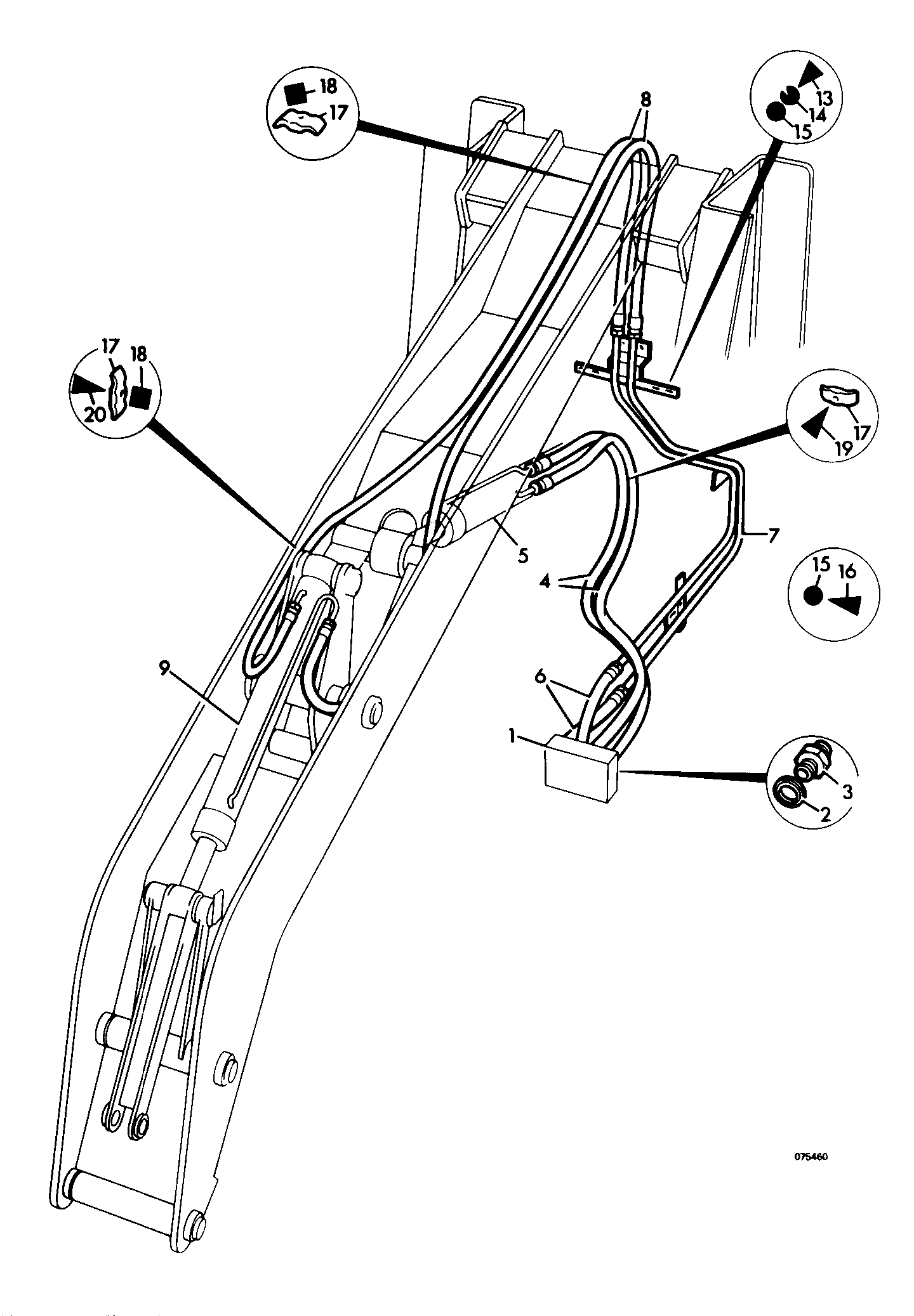 Шланг 613/02400 JCB