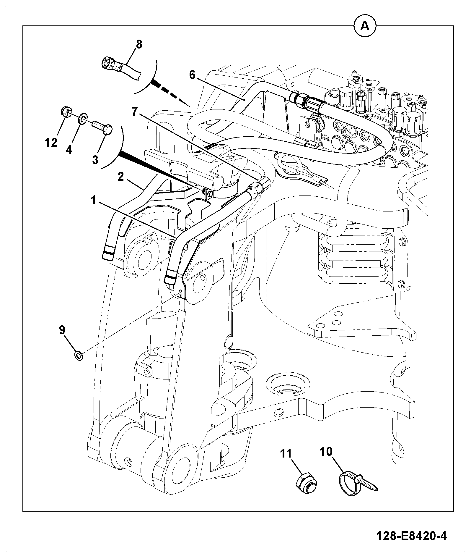 Шланг 35AP/DA076 JCB