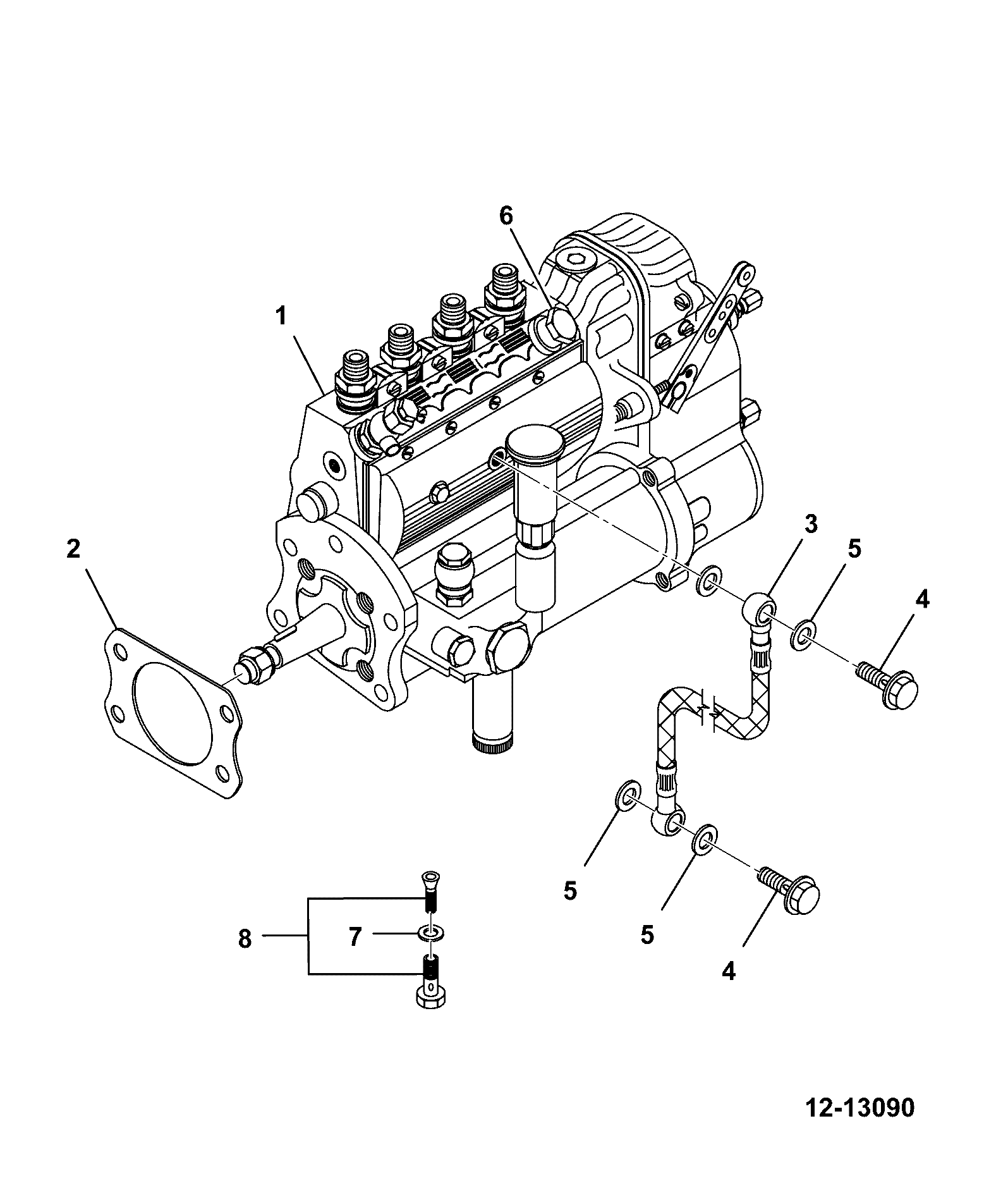 Болт 333/F1599 JCB