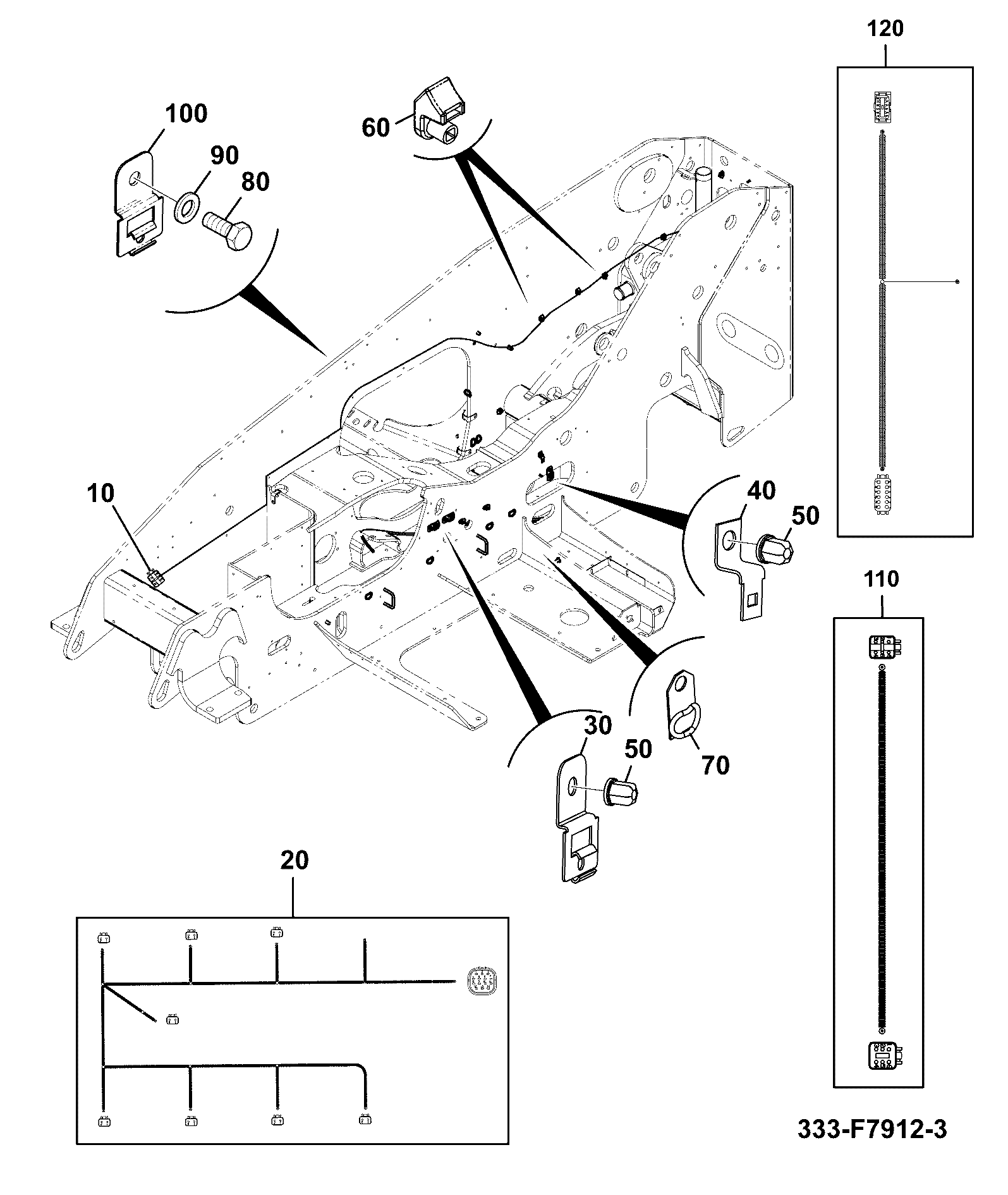 Жгут проводов 721/C3727 JCB