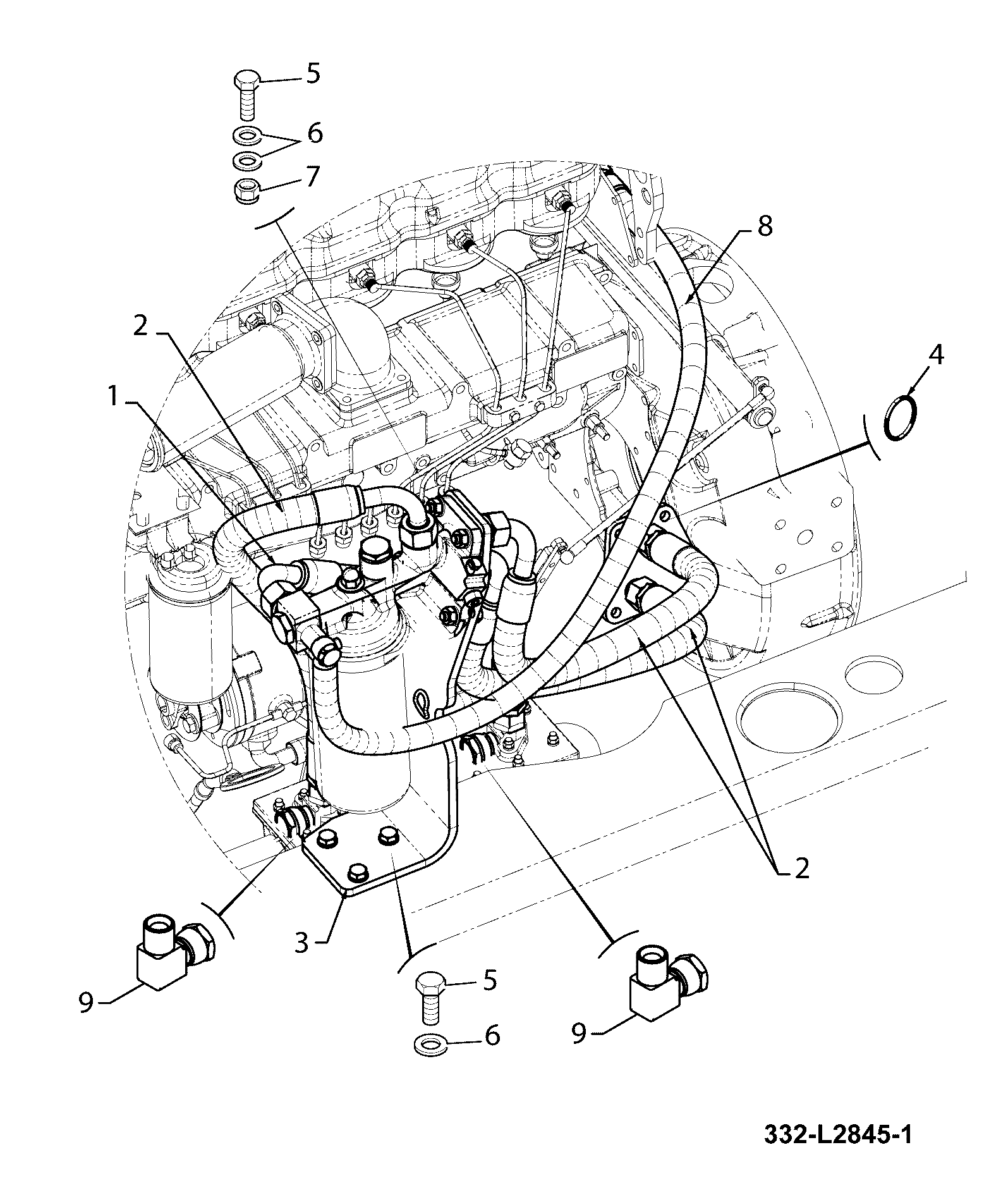 Кольцо уплотнительное 2400/0209 JCB