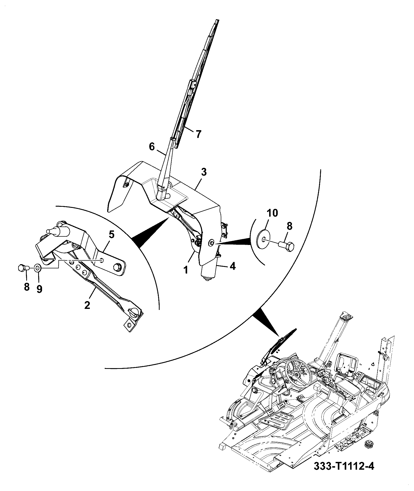 Крышка 333/S2639 JCB
