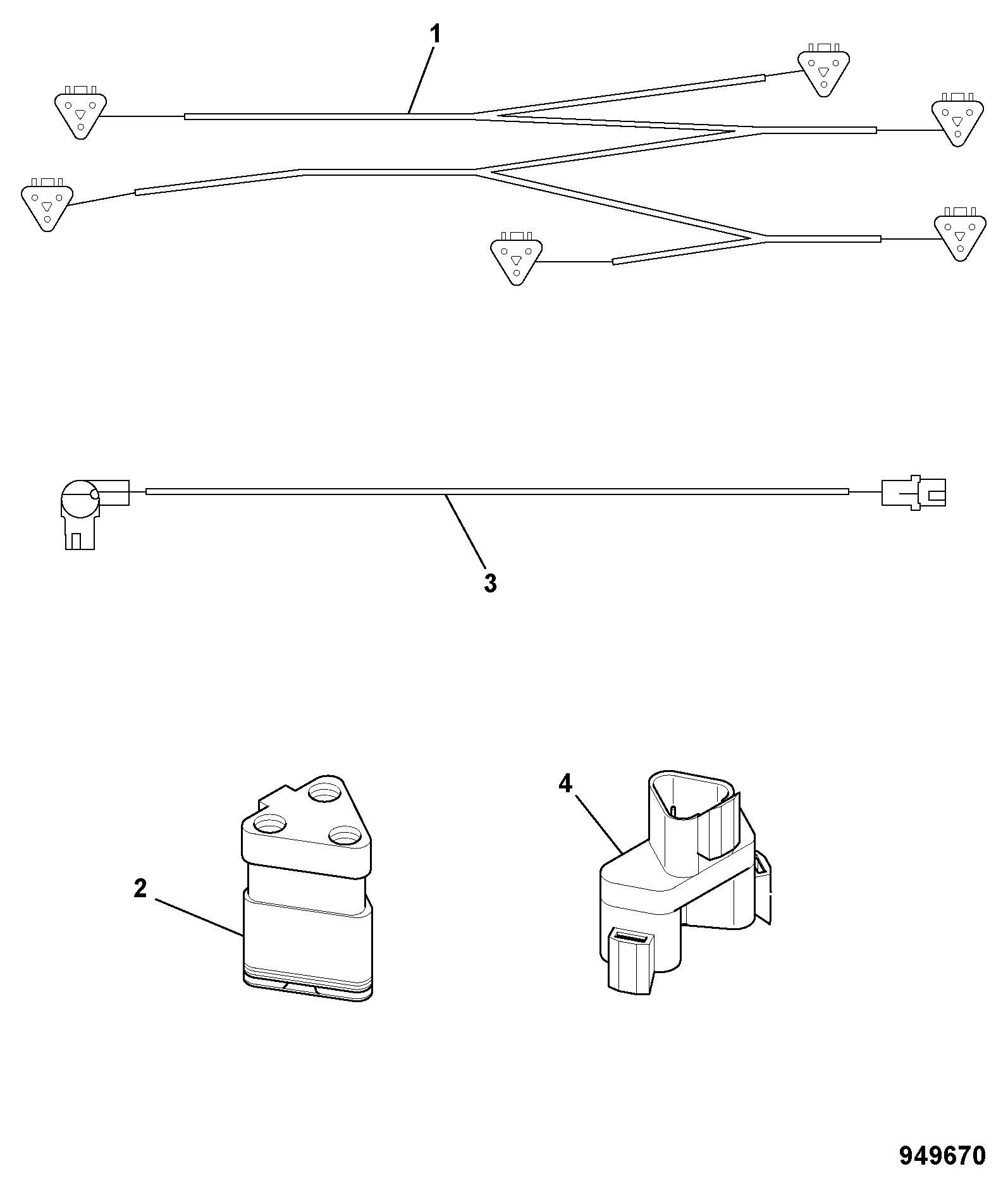Жгут проводов 332/U0784 JCB