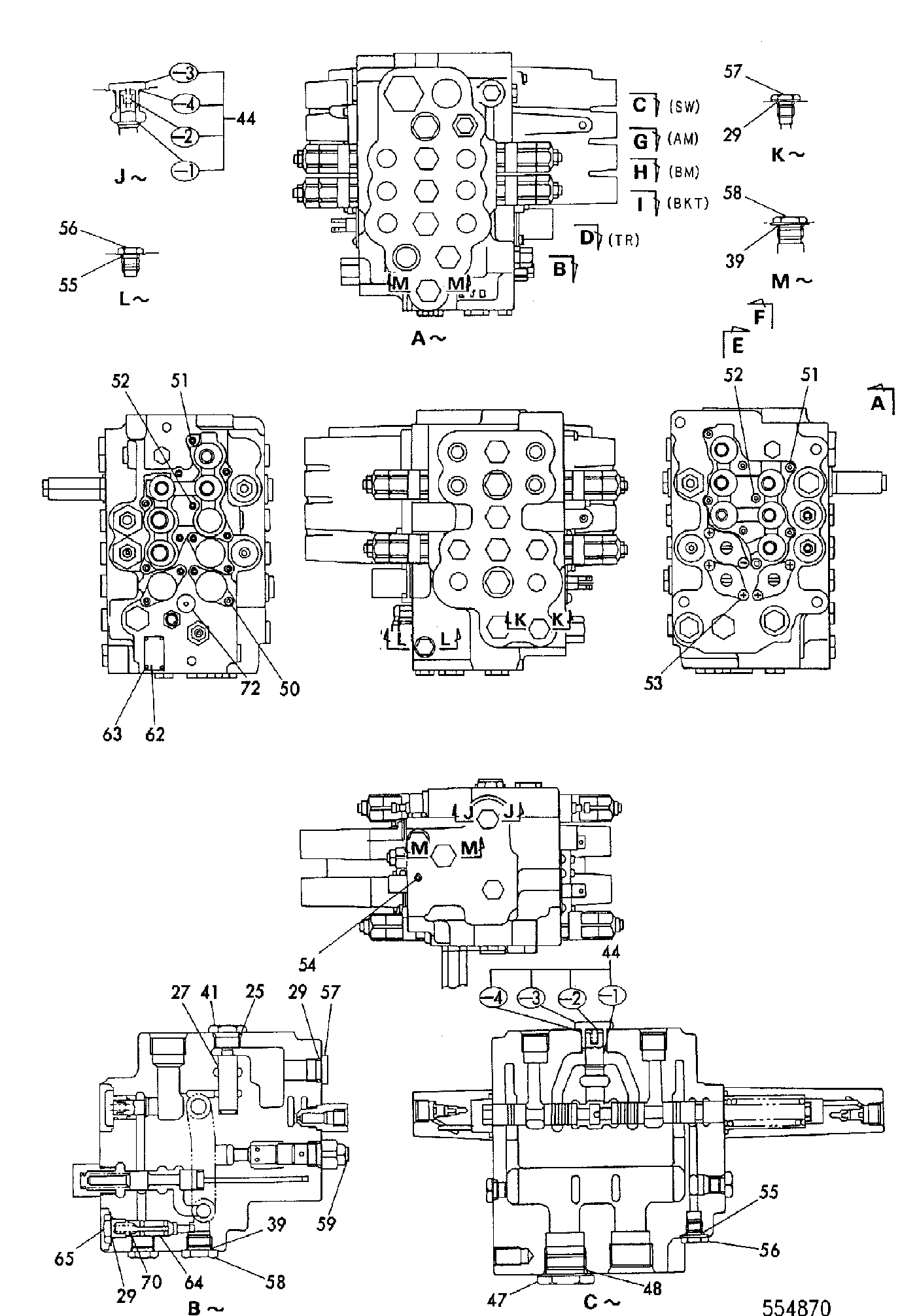 Клапан KAJ2152 JCB