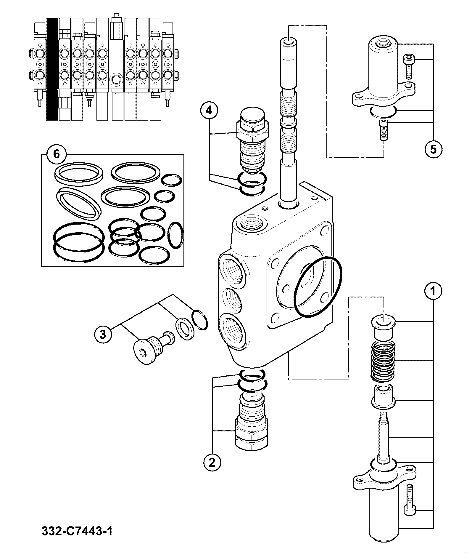 Комплект 333/L0732 JCB