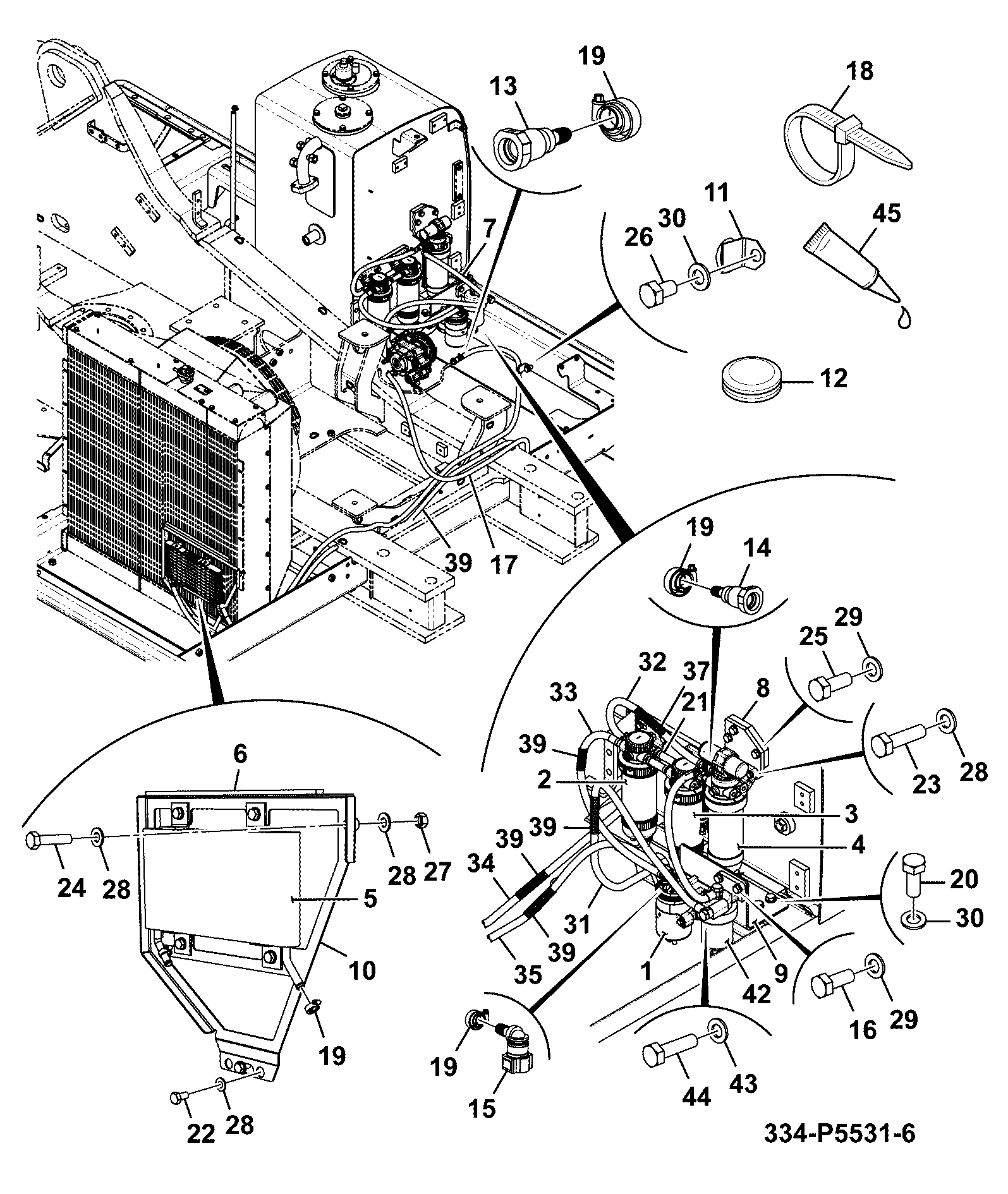 Крепление 334/P0143 JCB