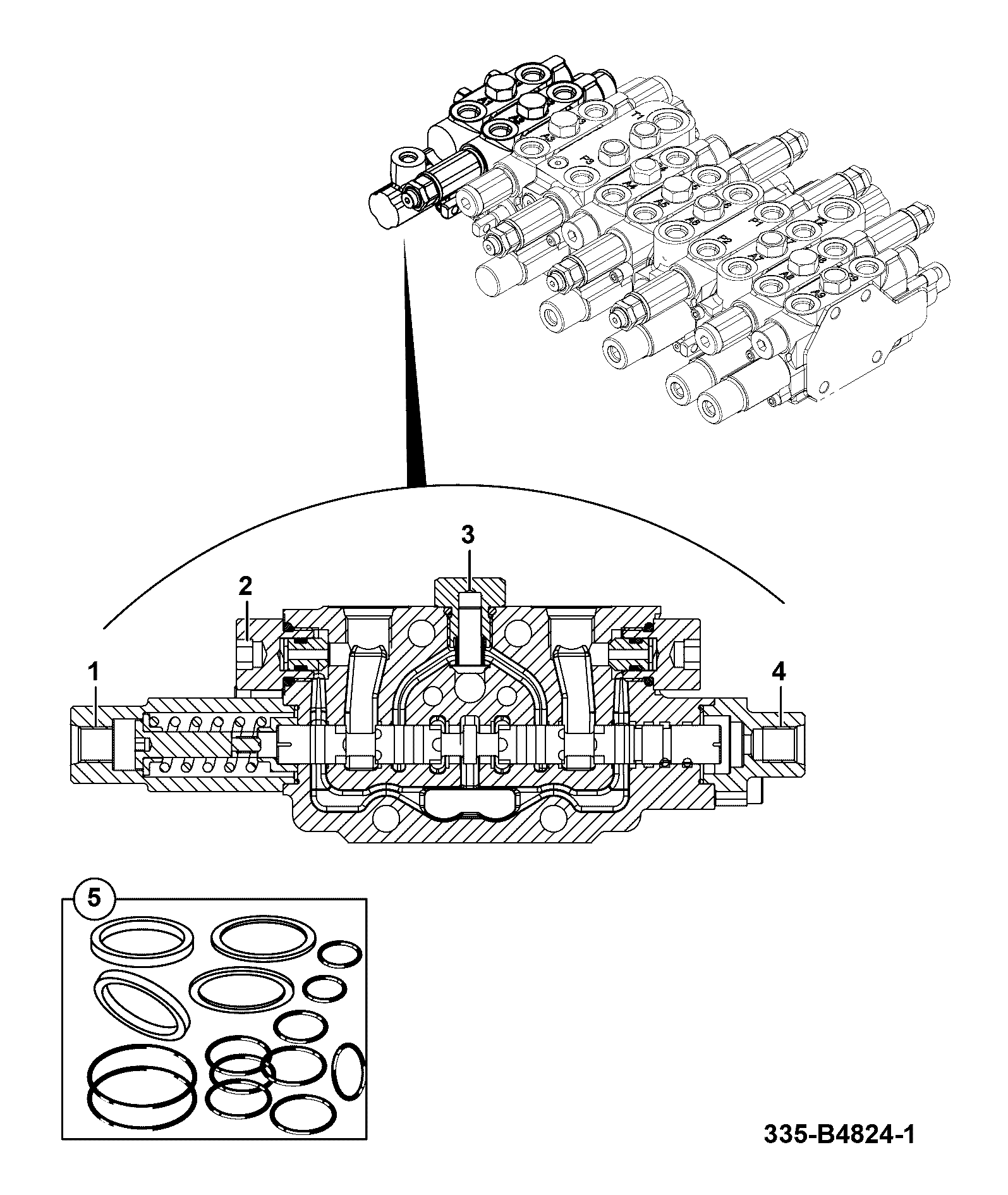 Комплект 335/B8805 JCB