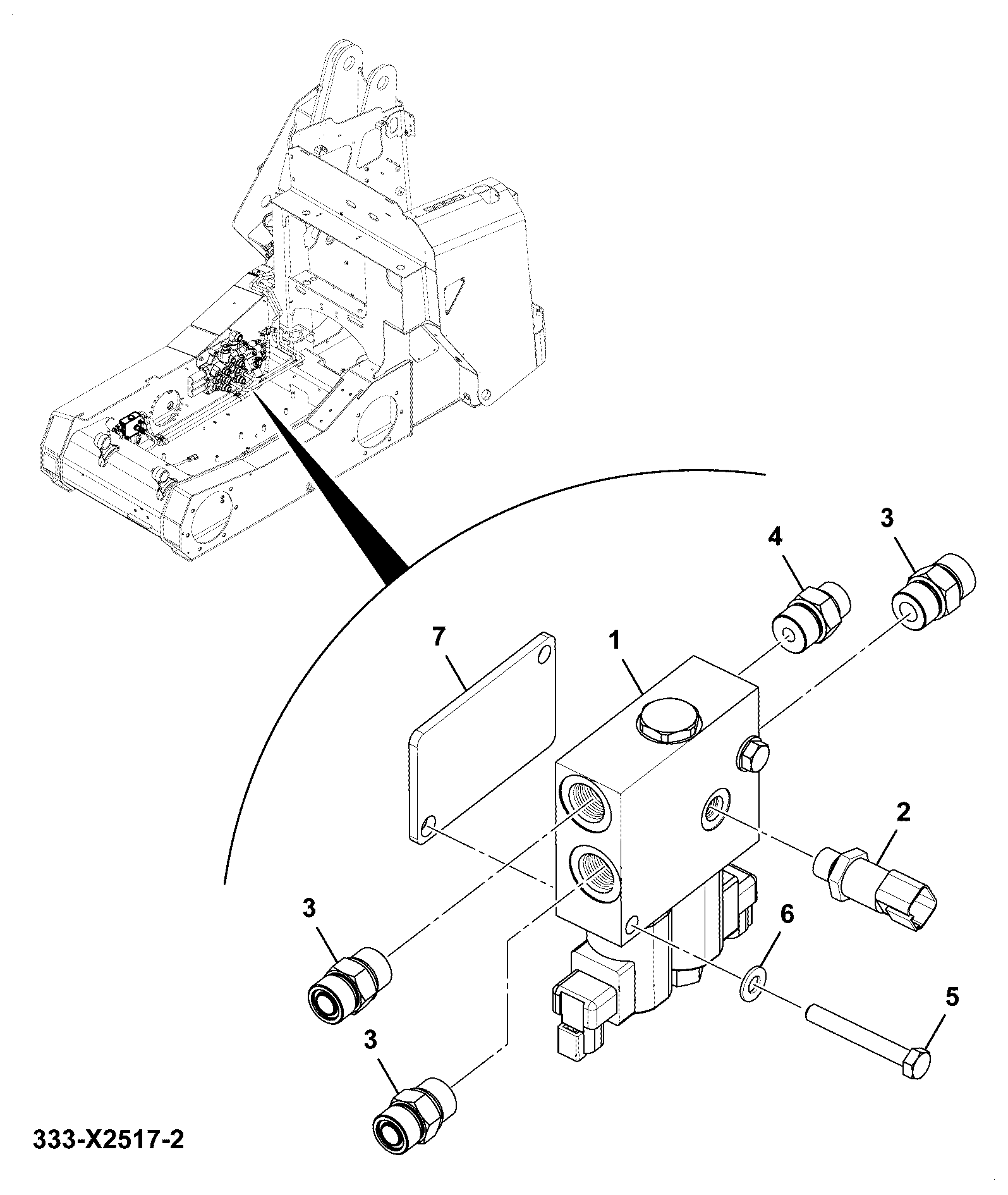 Клапан 332/X5931 JCB