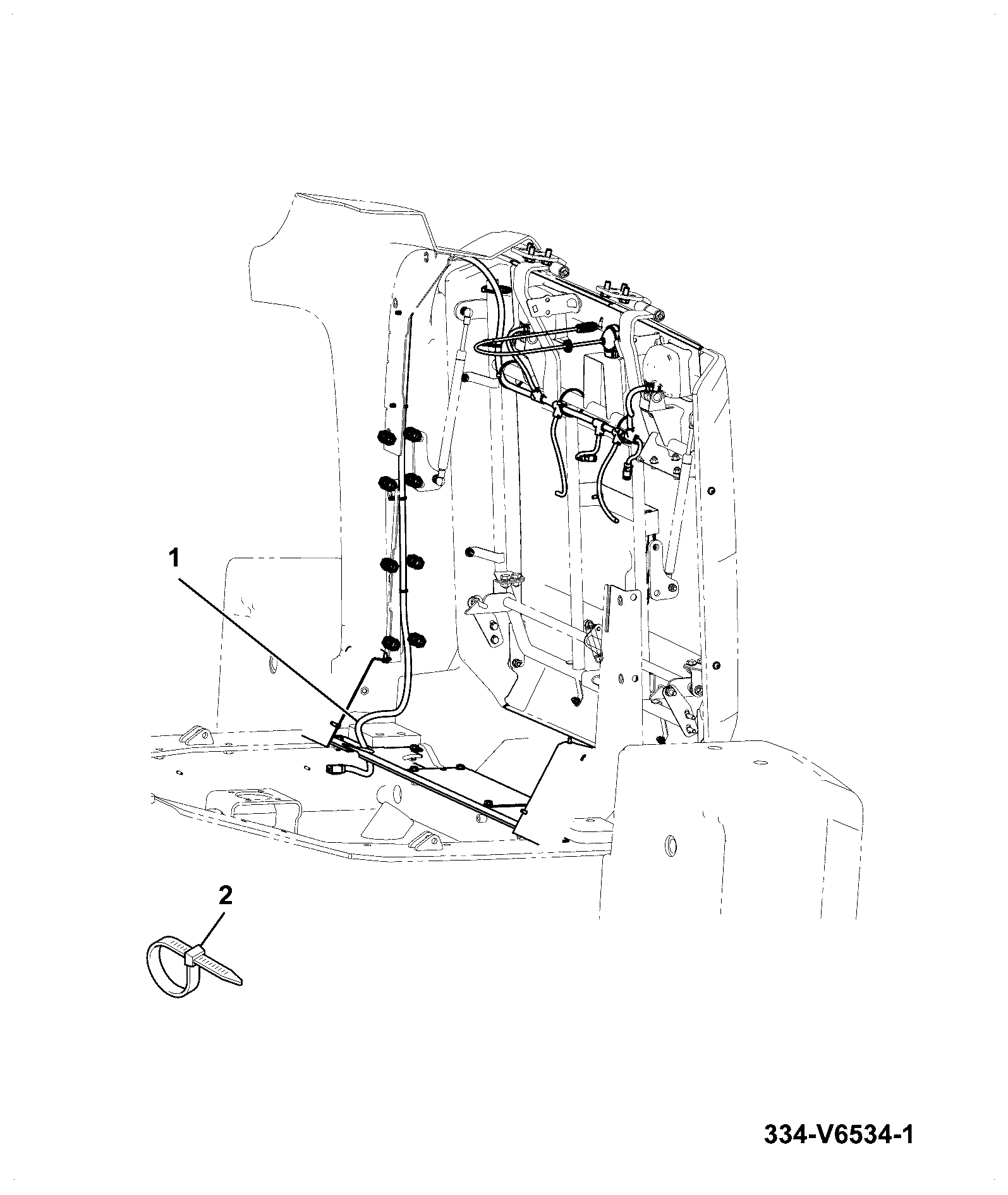 Жгут проводов 334/V5574 JCB