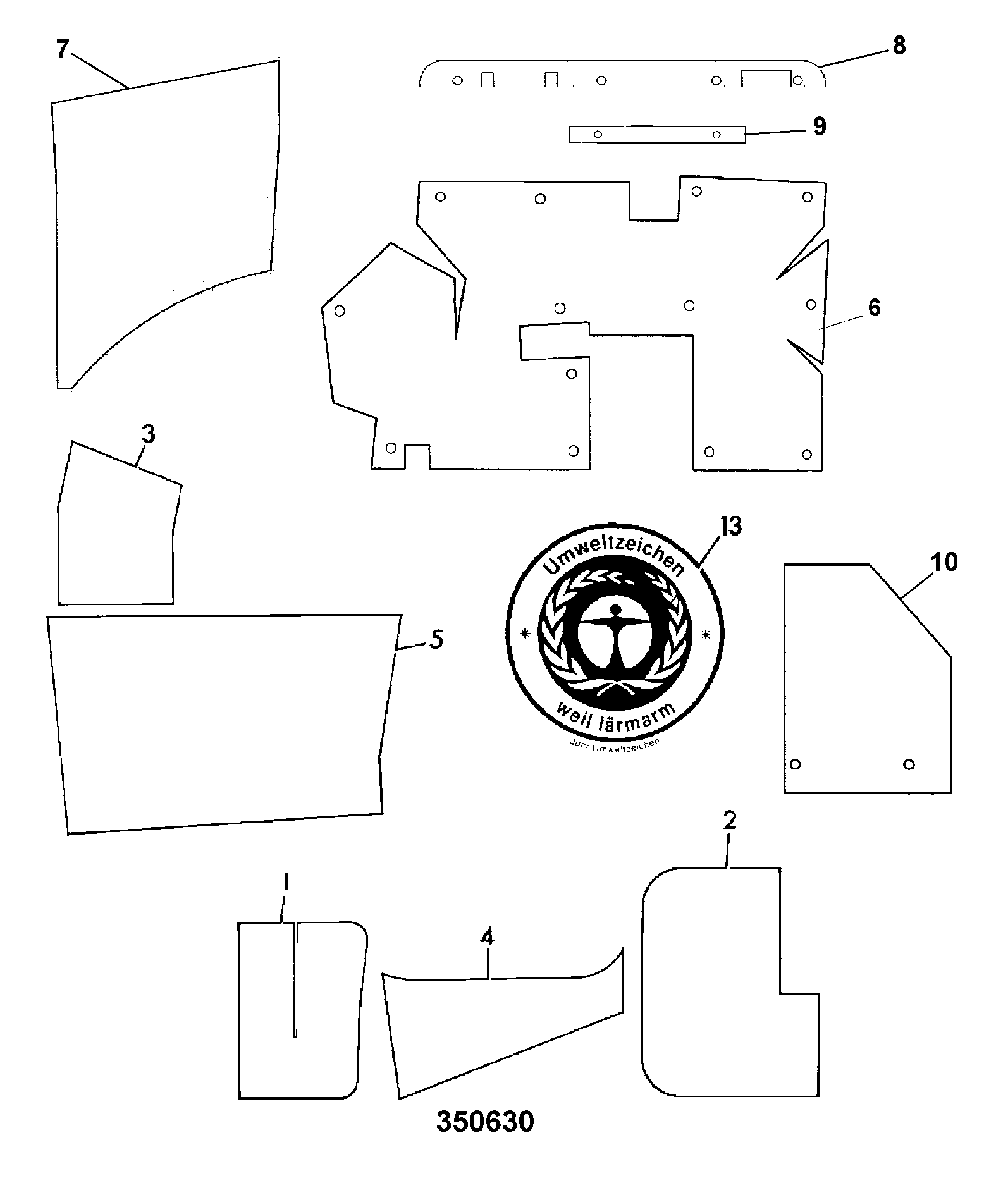 планка 331/17543 JCB