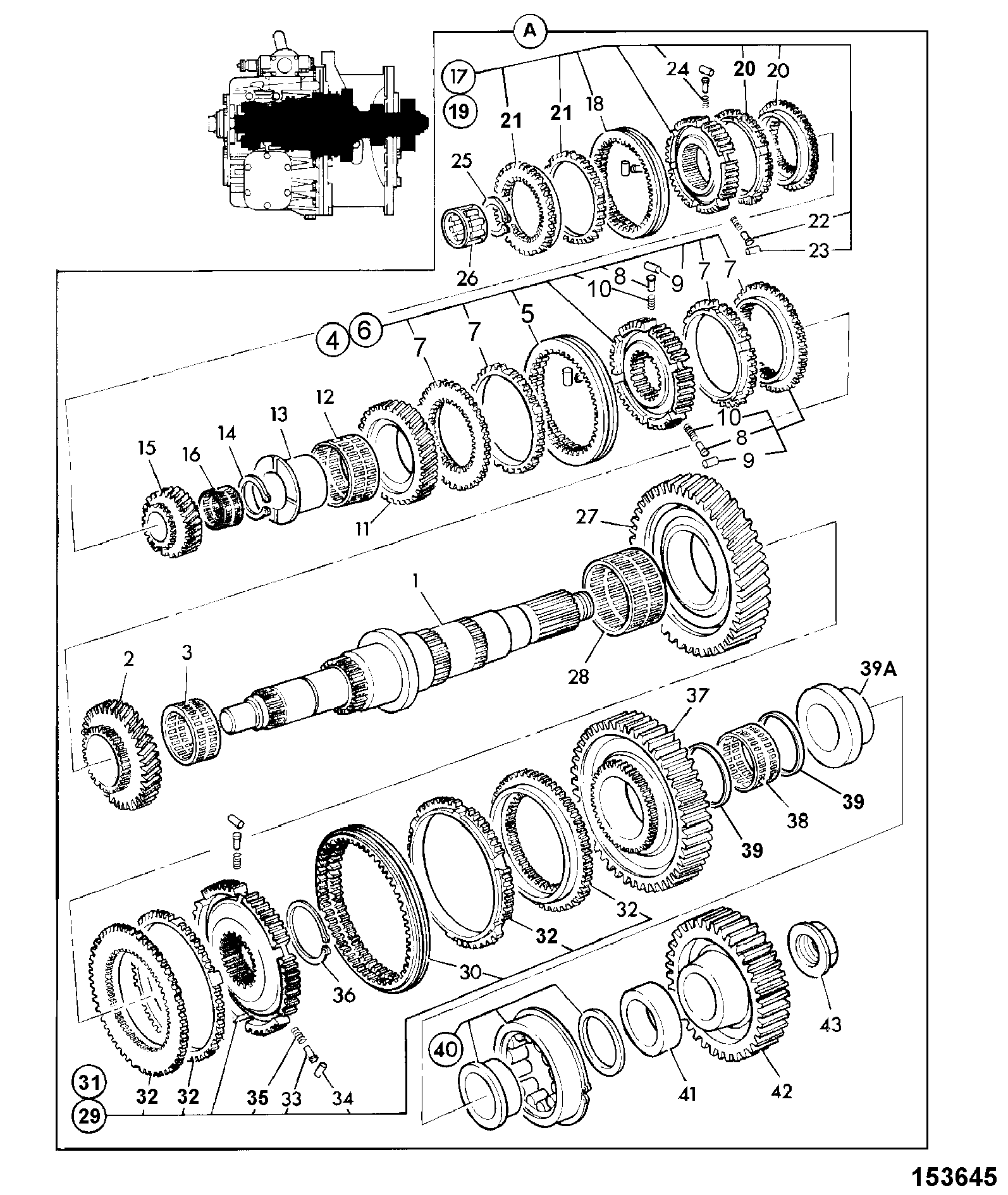 Комплект 454/43933 JCB