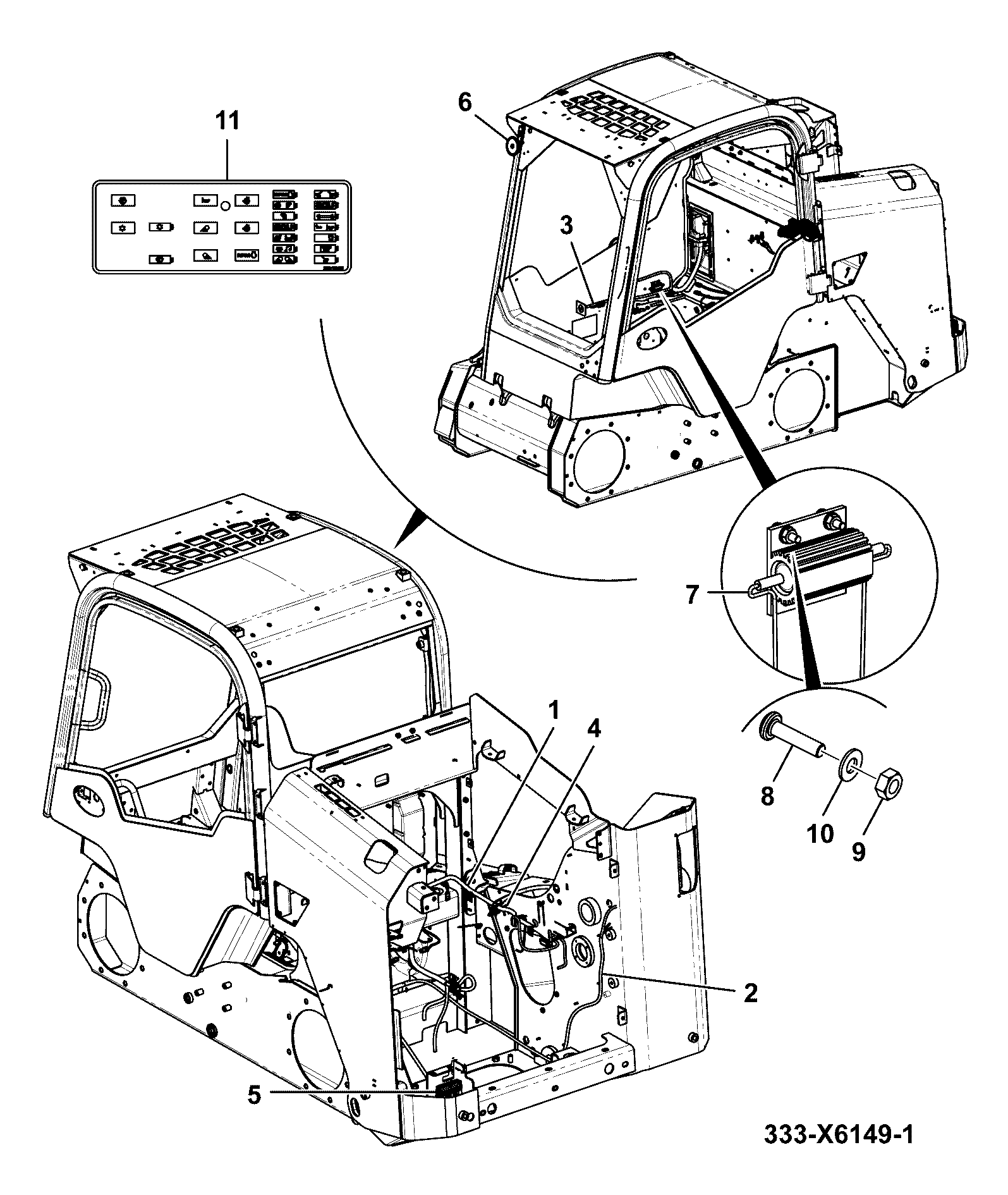 Жгут проводов 721/X1840 JCB