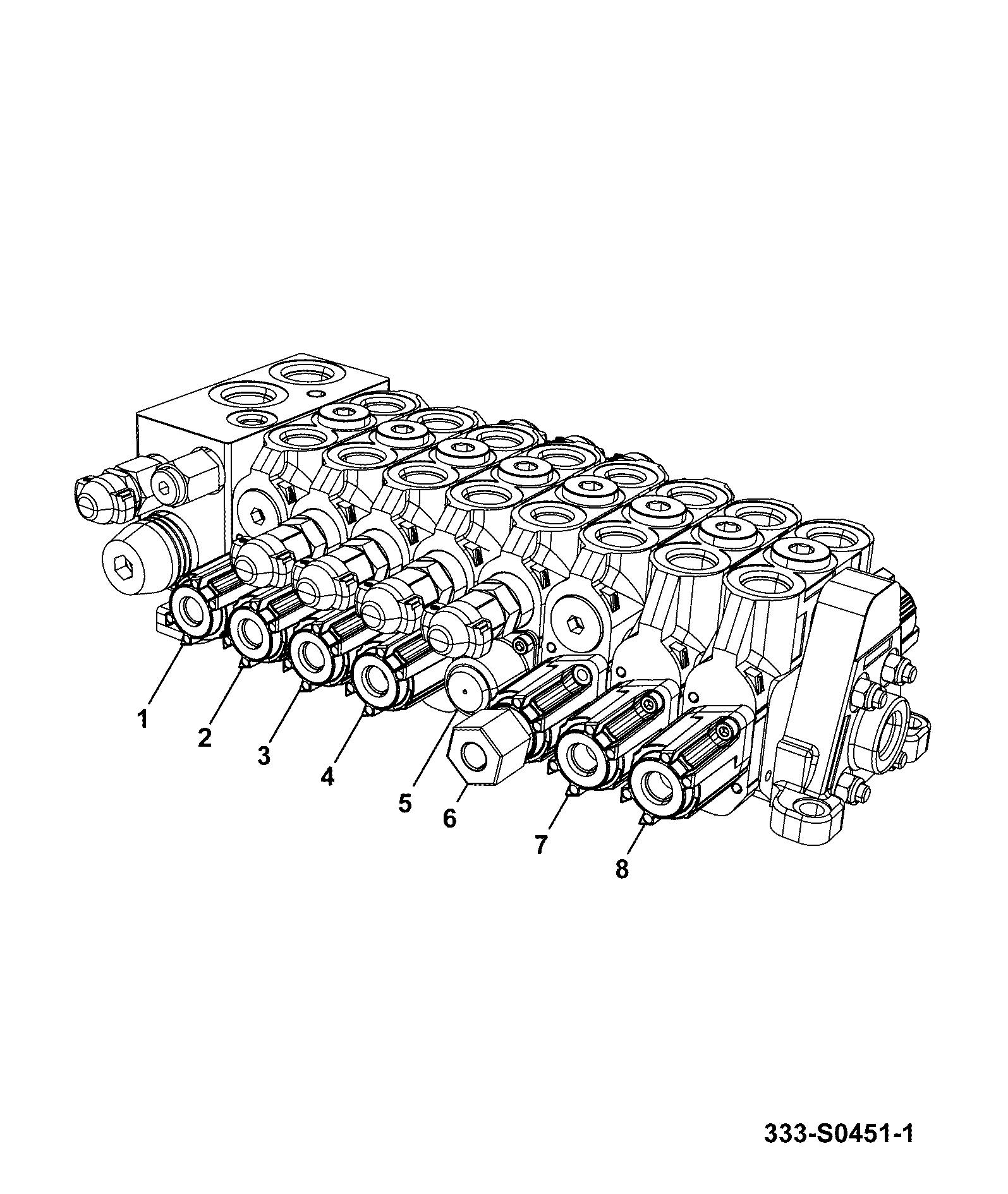 Клапан 335/G2582 JCB
