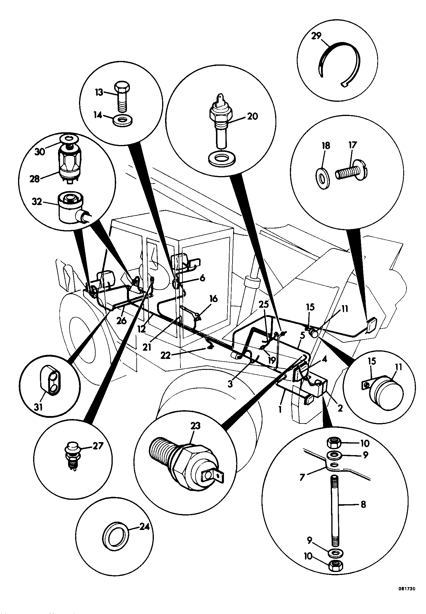 Жгут проводов 706/70300 JCB