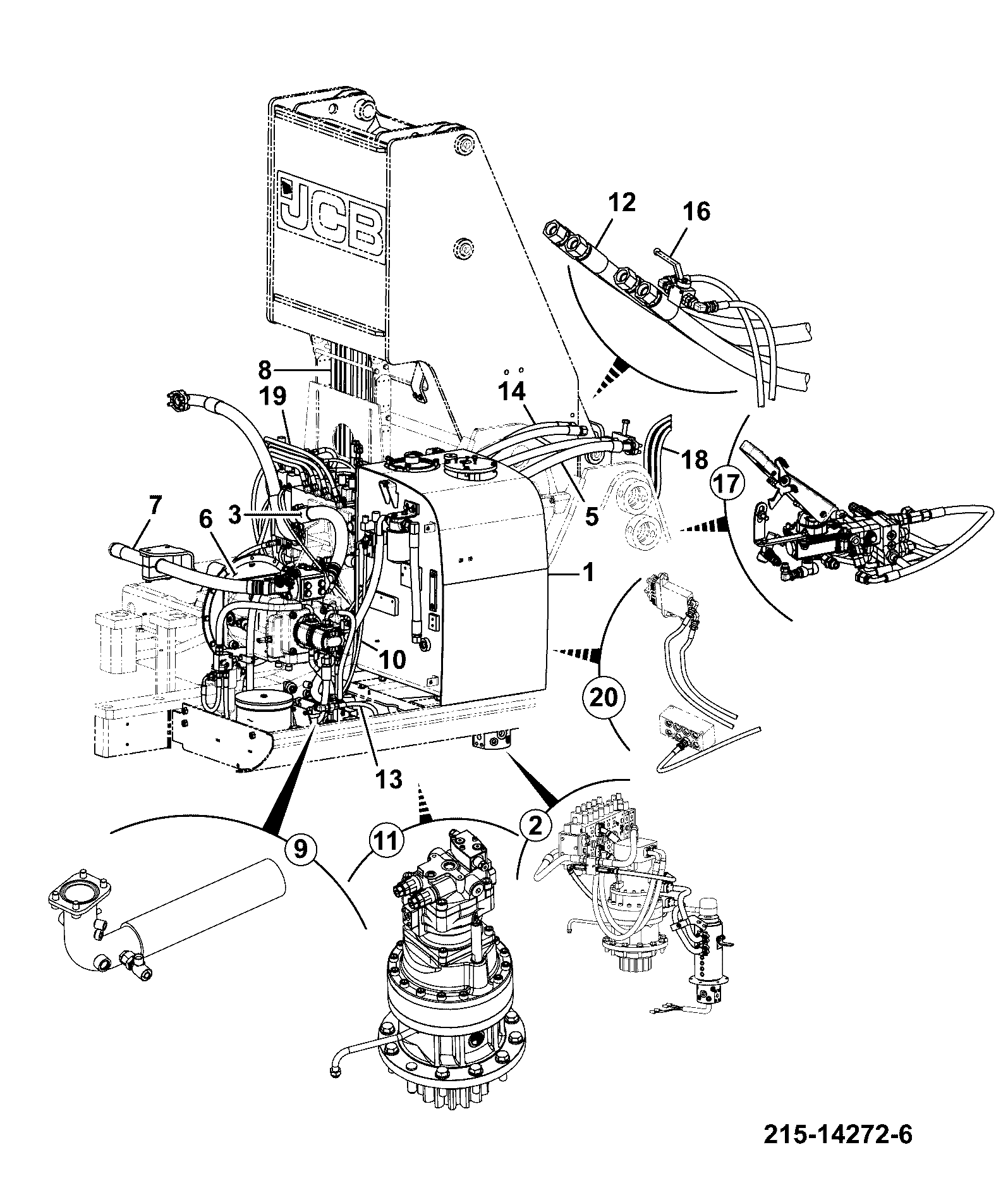 Клапан 332/J8027 JCB