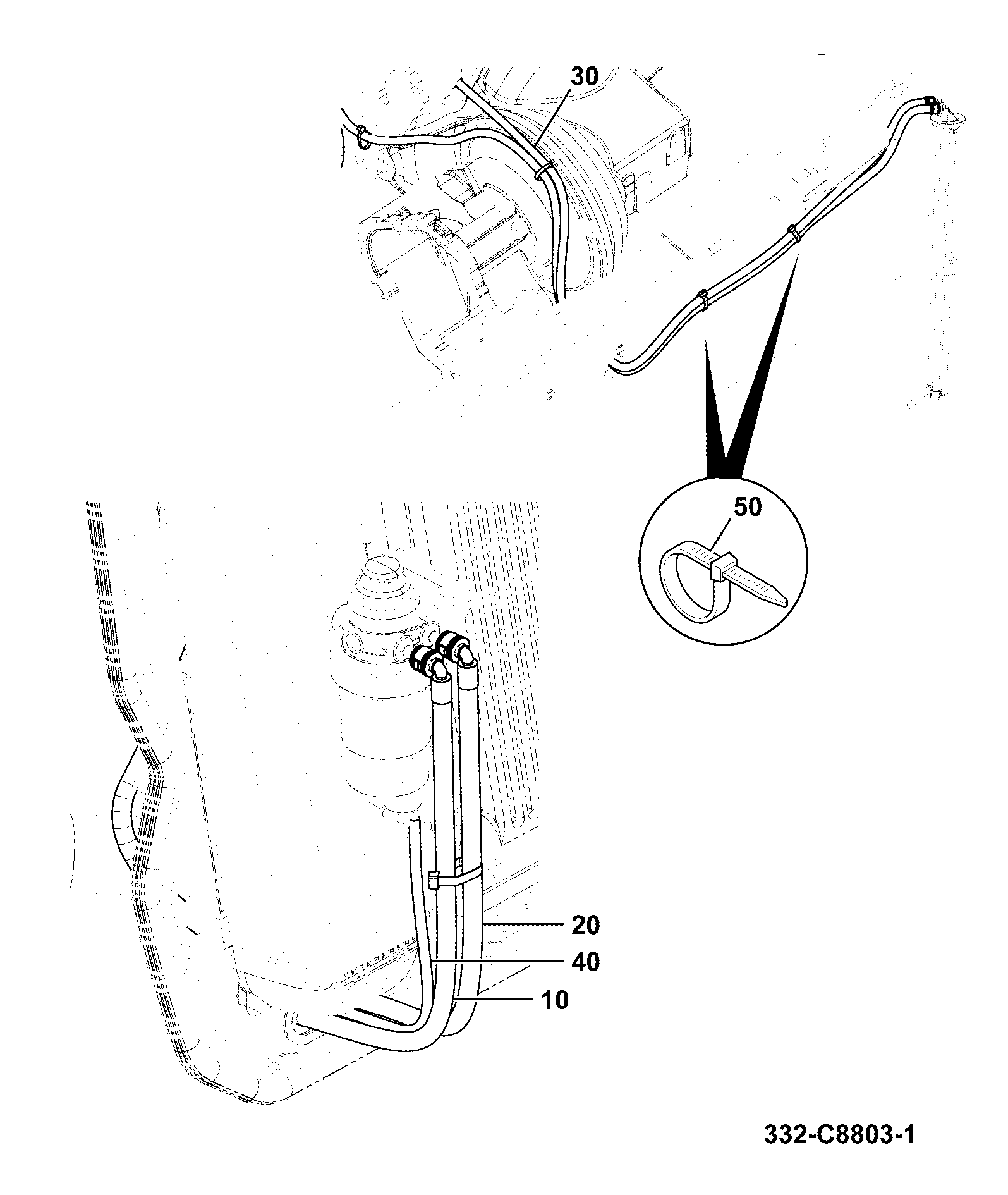 Шланг 332/C8834 JCB