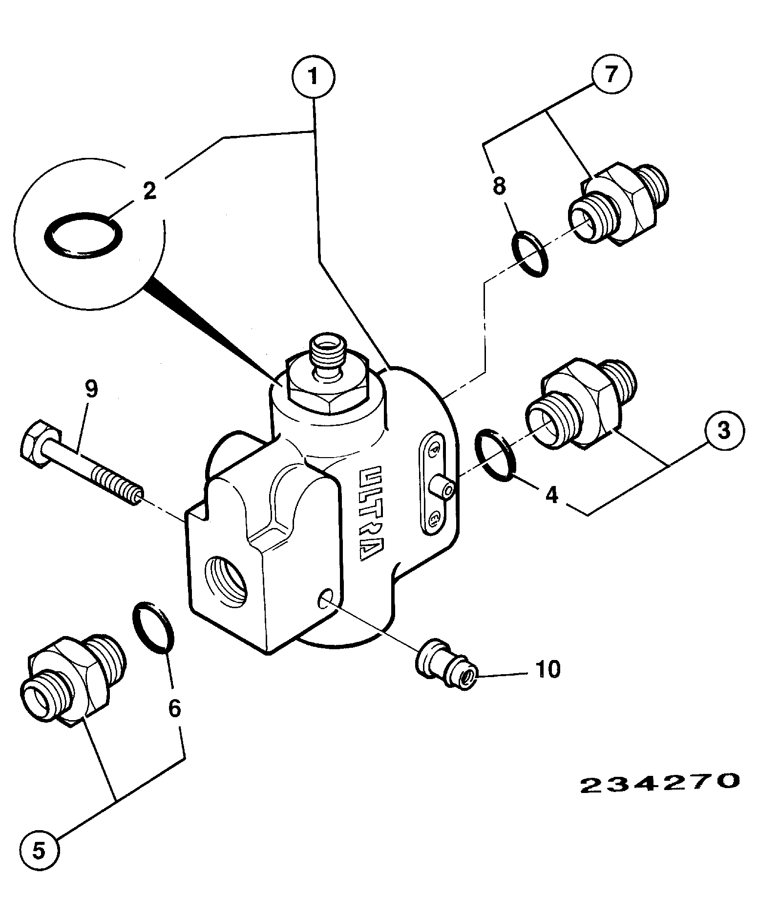 Клапан 35/901700 JCB