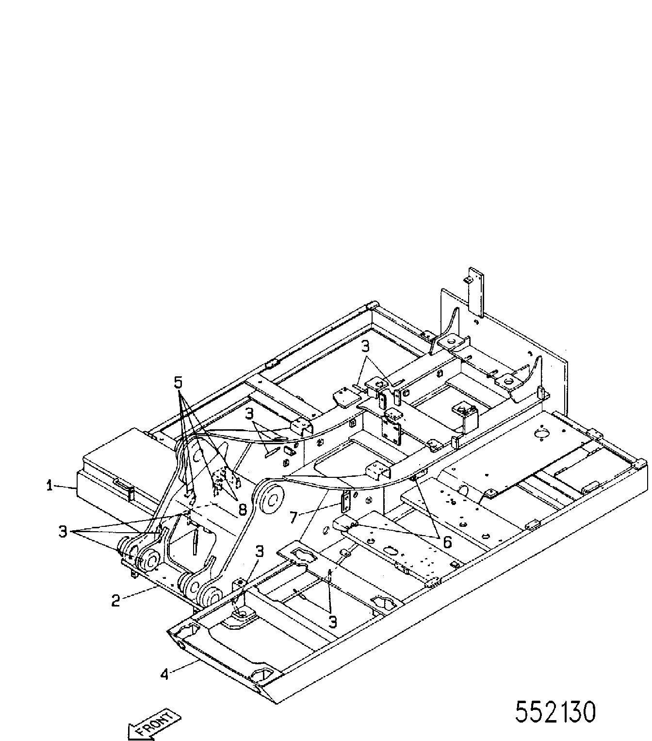 Зажим KMN0137 JCB