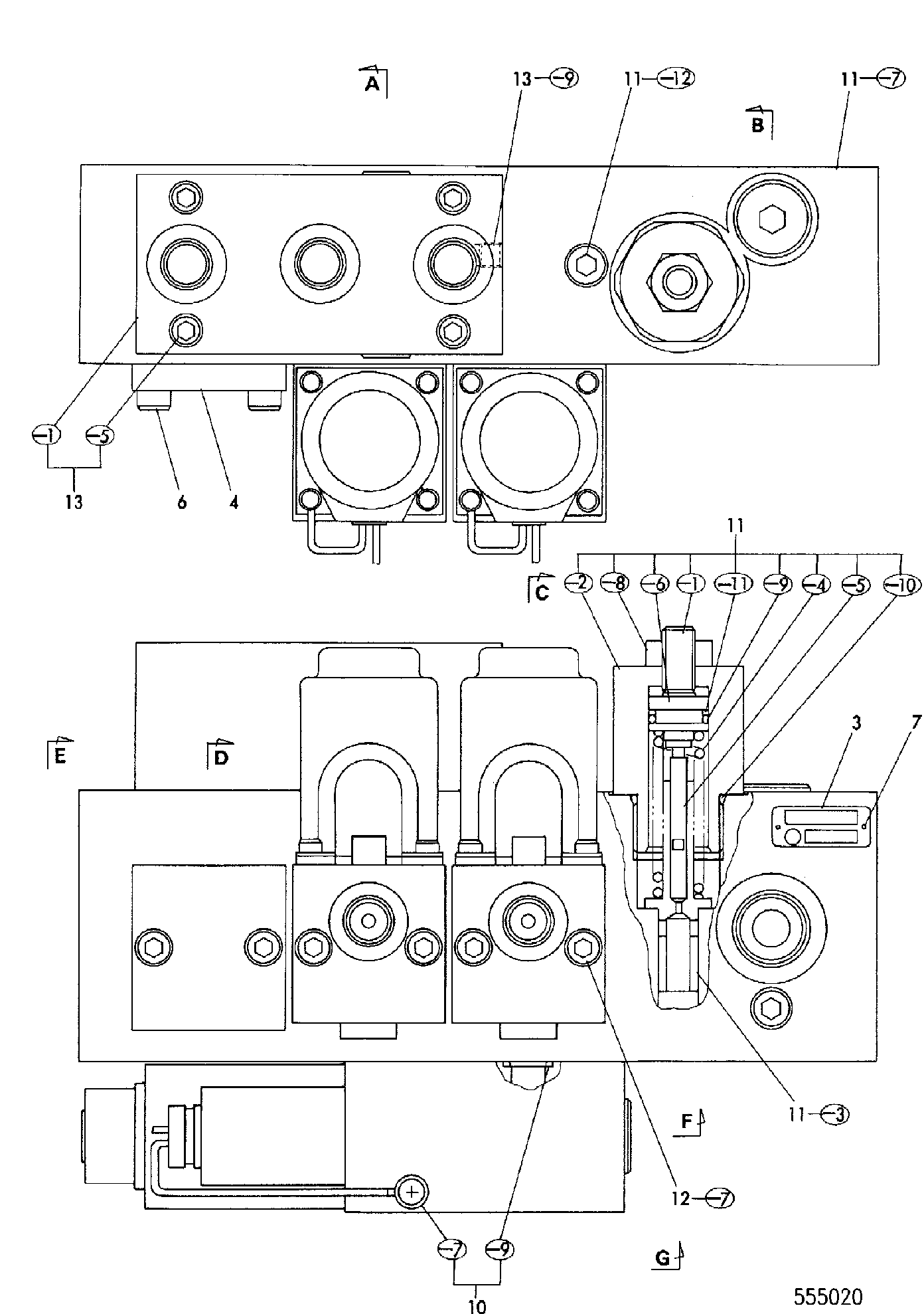 Корпус LNC0164 JCB
